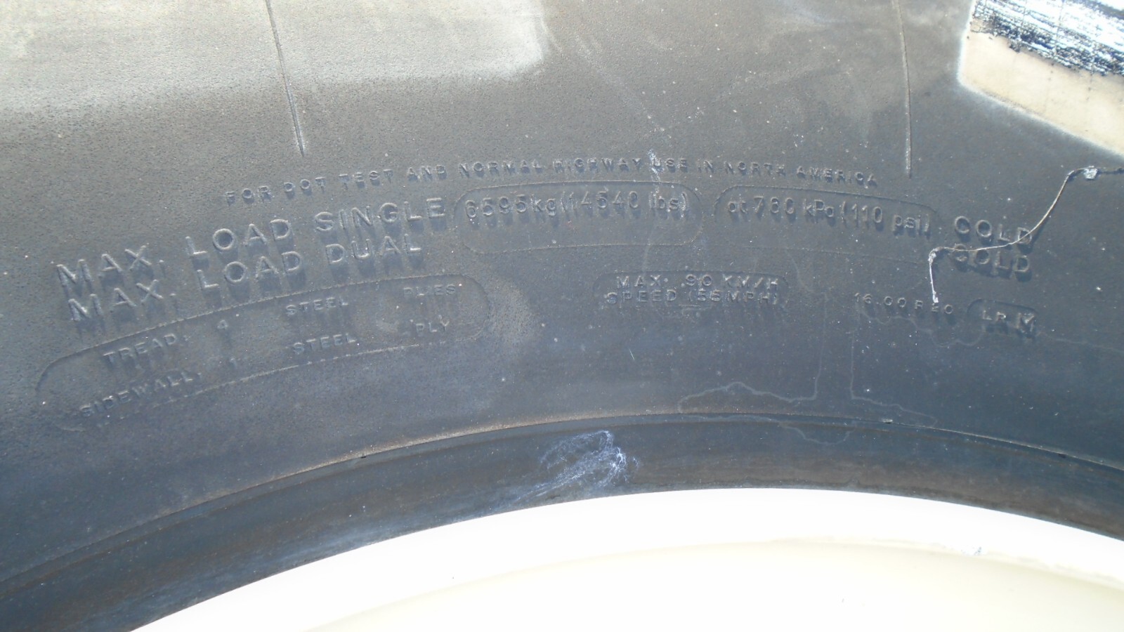 Michelin XZL 16.00R20 Tires Hutchinson 20×10 Aluminum Wheels w CTIS Oshkosh MRAP