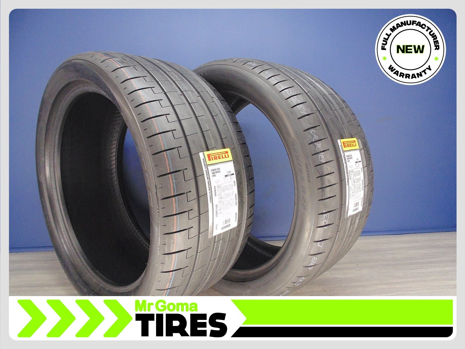 SET OF 2 BRAND NEW 325/35R22 PIRELLI P ZERO PZ5 MO TIRES PZERO MERCEDES 3253522