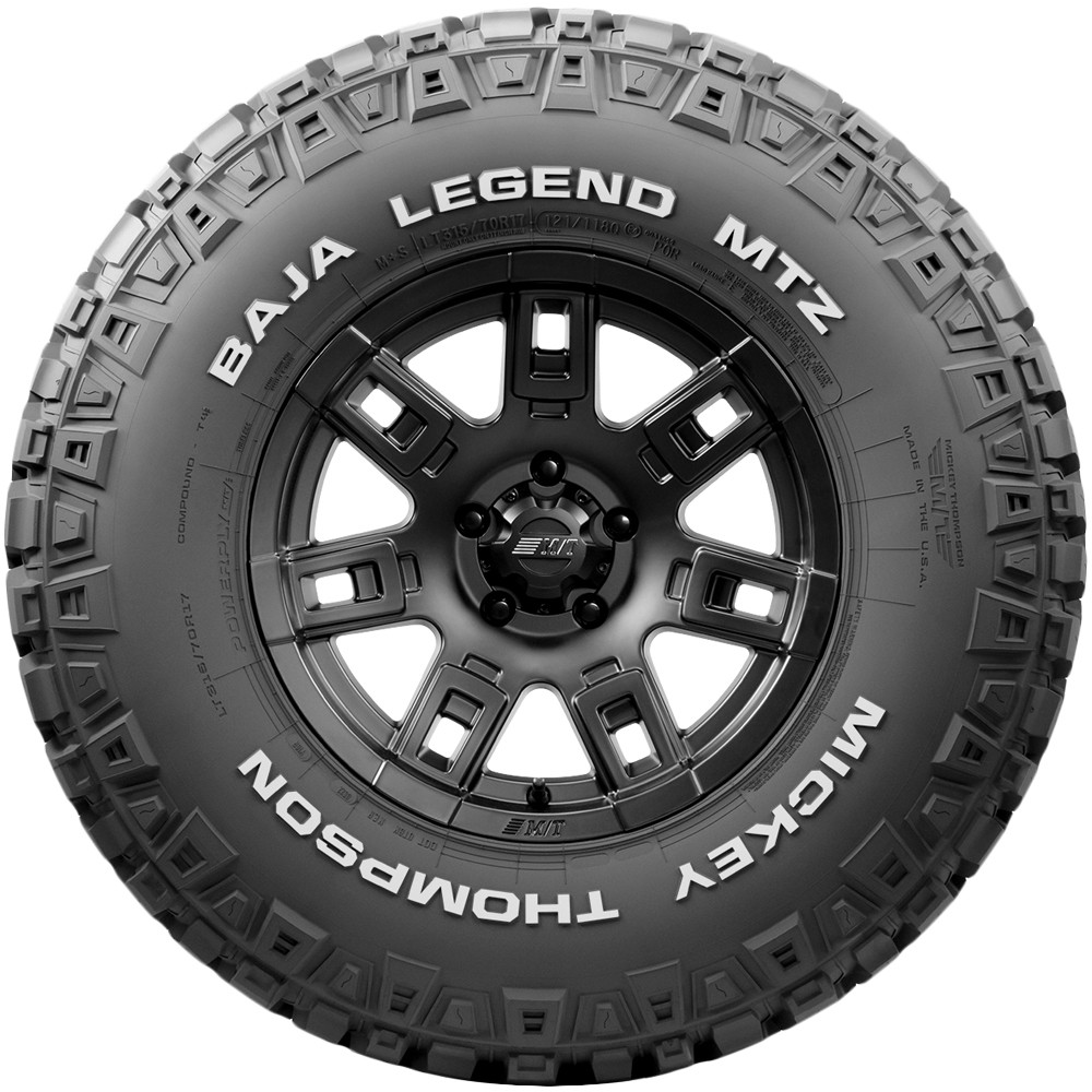 (QTY 4) 33×10.50R15 Mickey Thompson Baja Legend MTZ 114Q LRC White Letter Tires