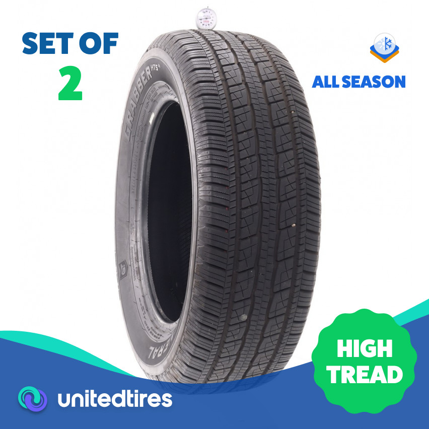 Set of (2) Used 275/60R20 General Grabber HTS 60 115S – 10/32