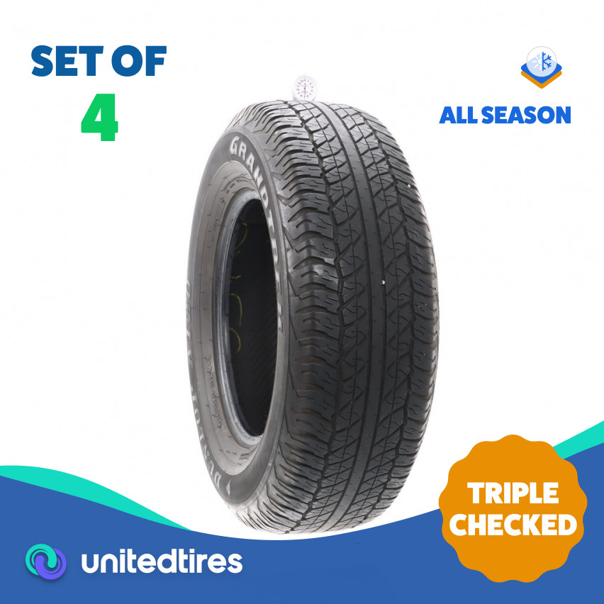Set of (4) Used 265/70R17 Dunlop Grandtrek AT20 113S – 7-8.5/32