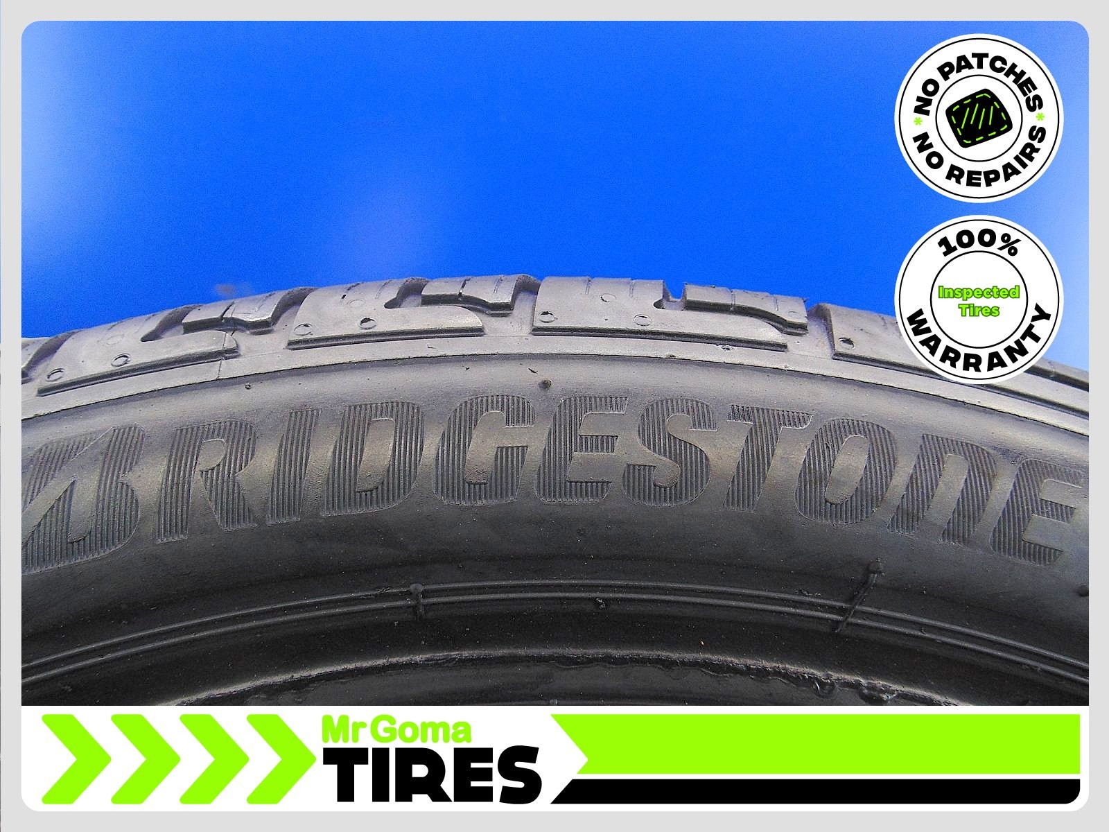 2 225/40R19 USED TIRE BRIDGESTONE TURANZA LS100 RSC RFT XL 7.3/32 TREAD 93H