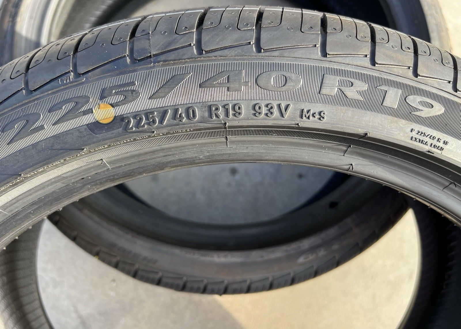 TWO NEW 225/40R19 Pirelli Cinturato P7 A/S AS All Season BMW Run Flat RFT Tires