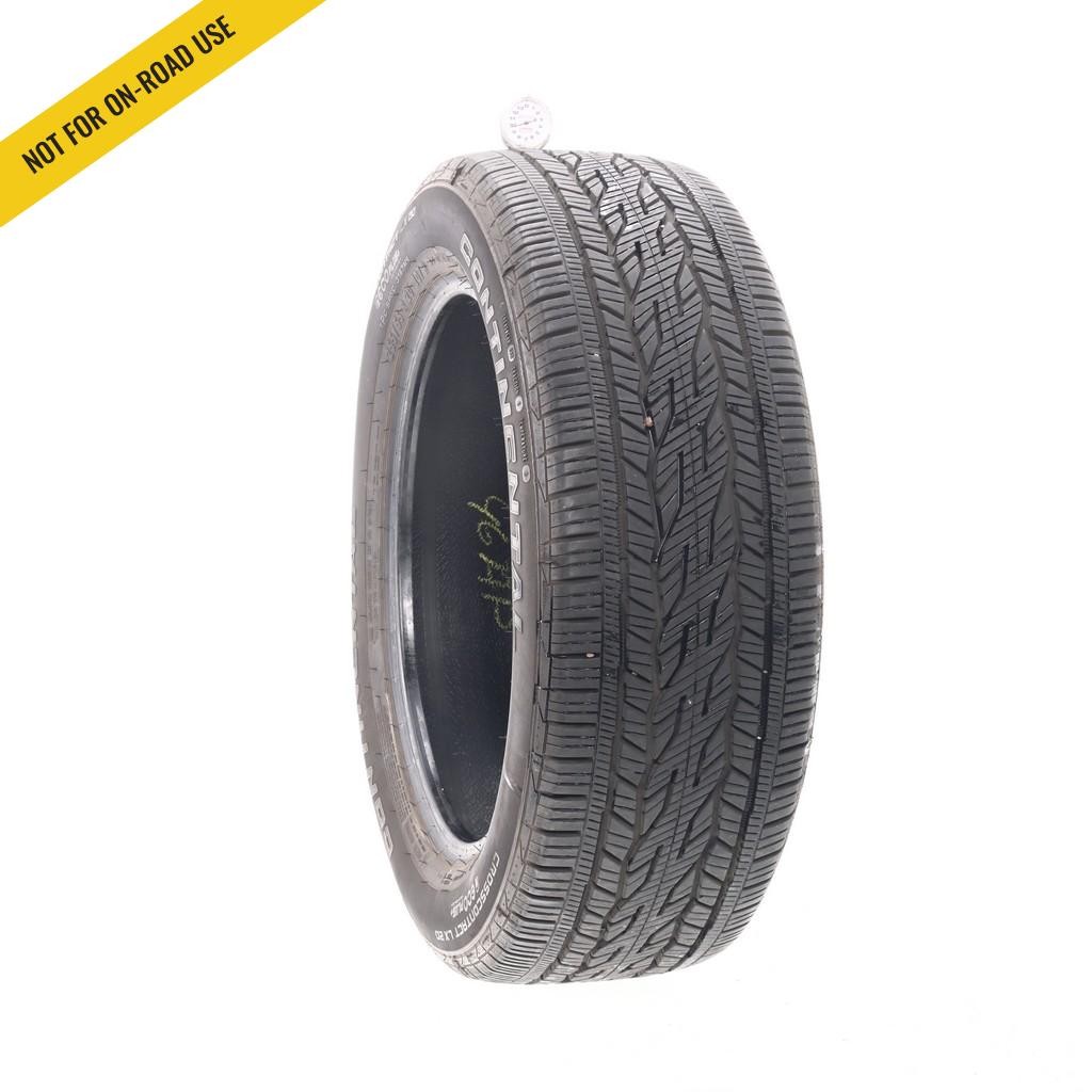 Set of (4) Used 255/55R20 Continental CrossContact LX20 107H – 9.5-11/32 (KCB6)