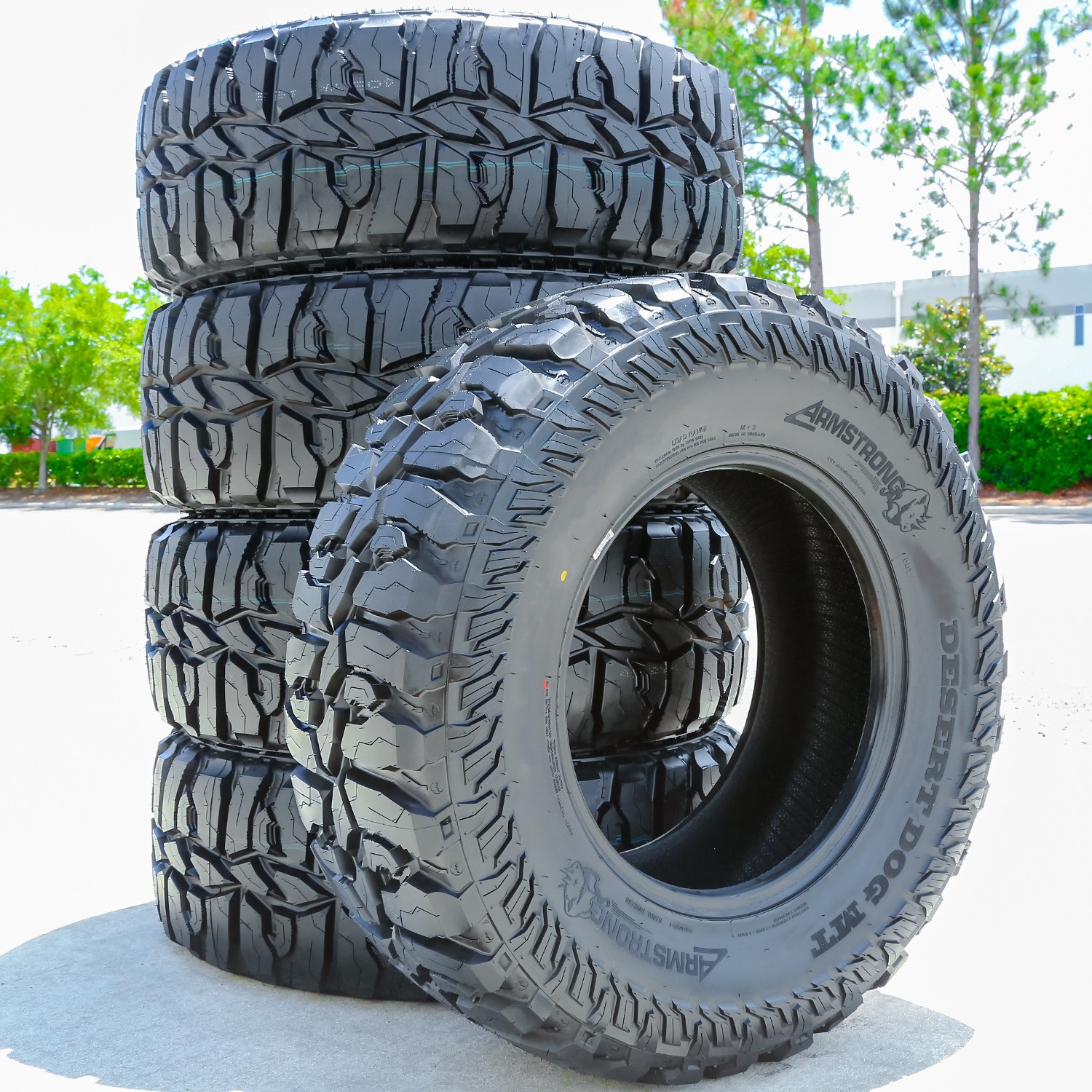 4 Tires Armstrong Desert Dog MT LT 37X13.50R20 Load E 10 Ply M/T Mud