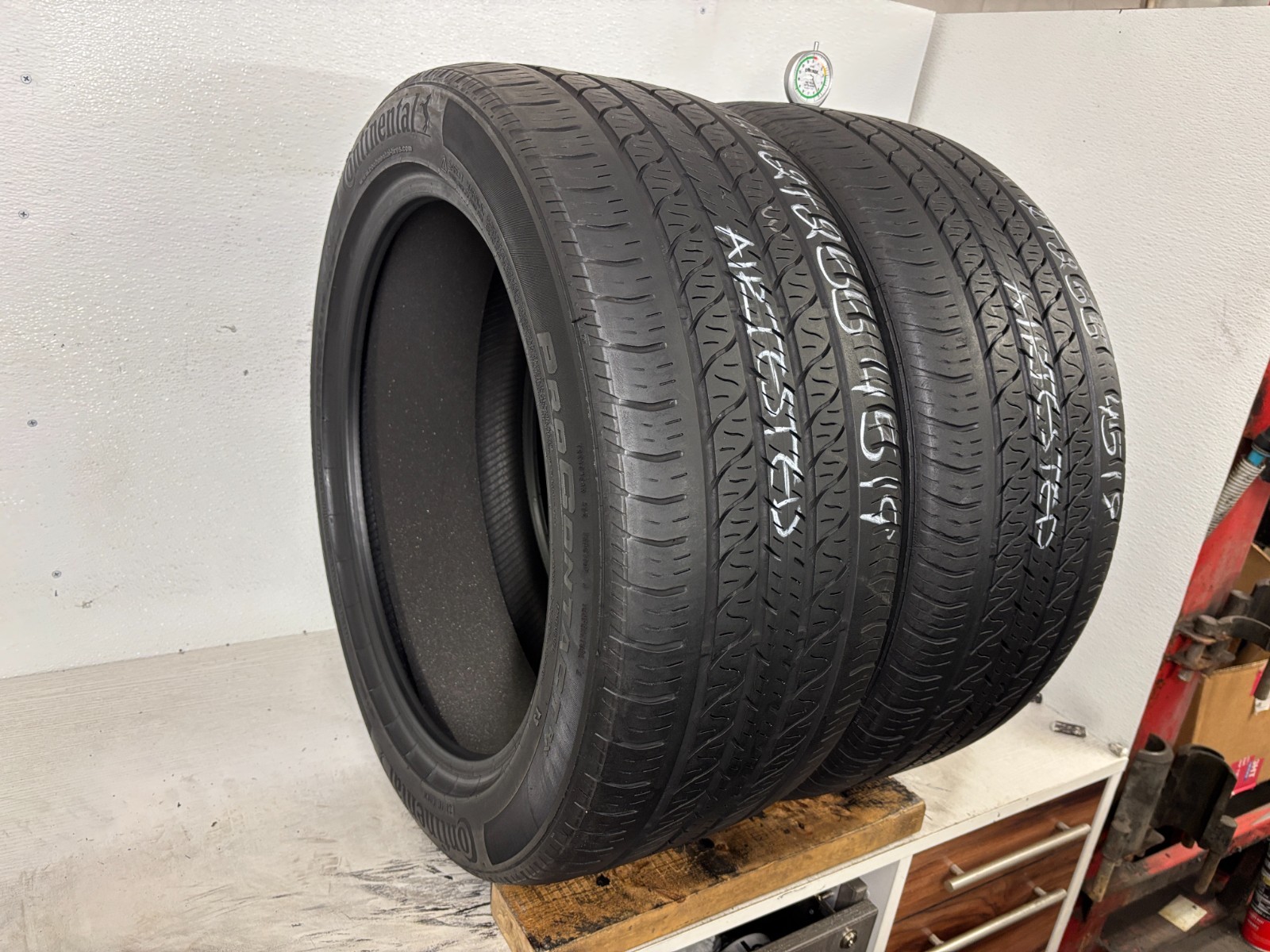 NO SHIPPING ONLY LOCAL PICK UP 2 Tires 255 45 19 Continental ProContact RX