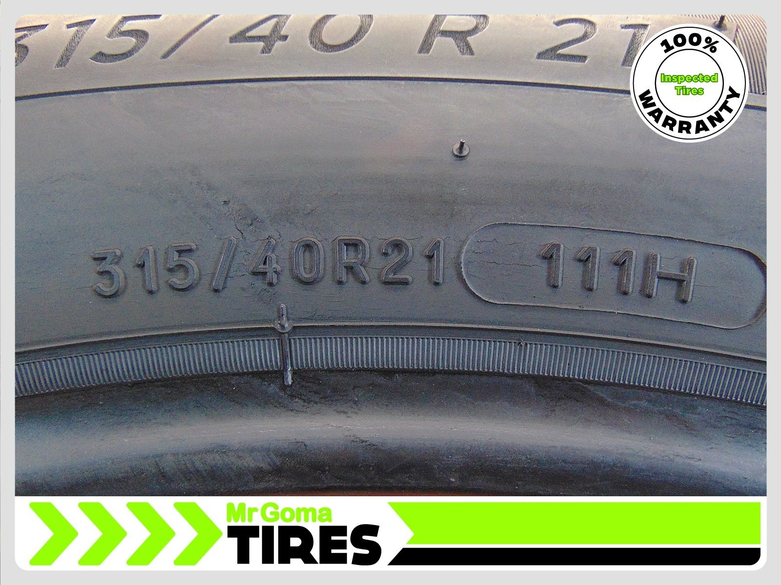 2 USED TIRES MICHELIN PRIMACY TOUR A/S MO 315/40R21 7/32 TREAD 111H 3154021