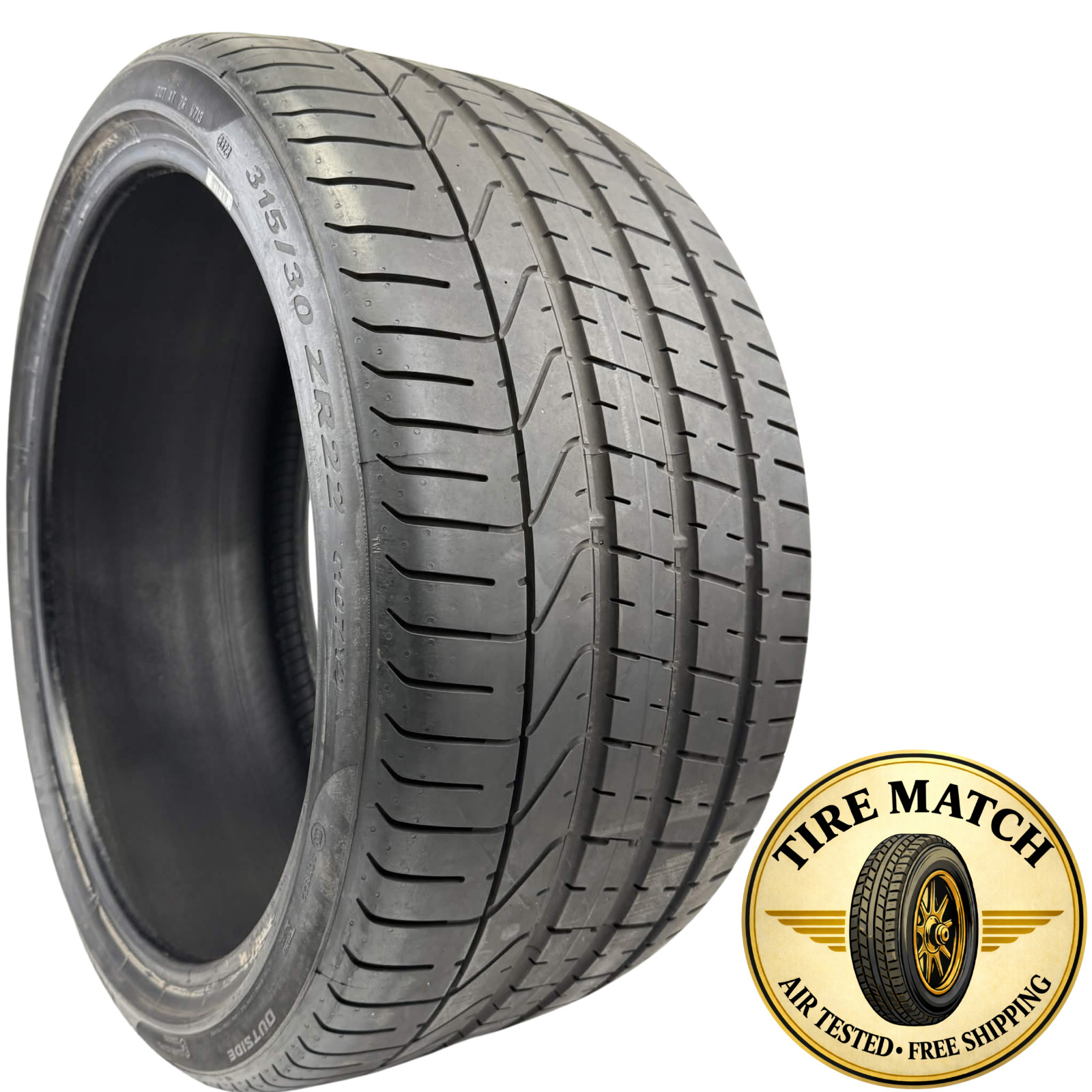 Used 315/30ZR22 Pirelli P Zero NO 107Y 8/32 (DOT 23)