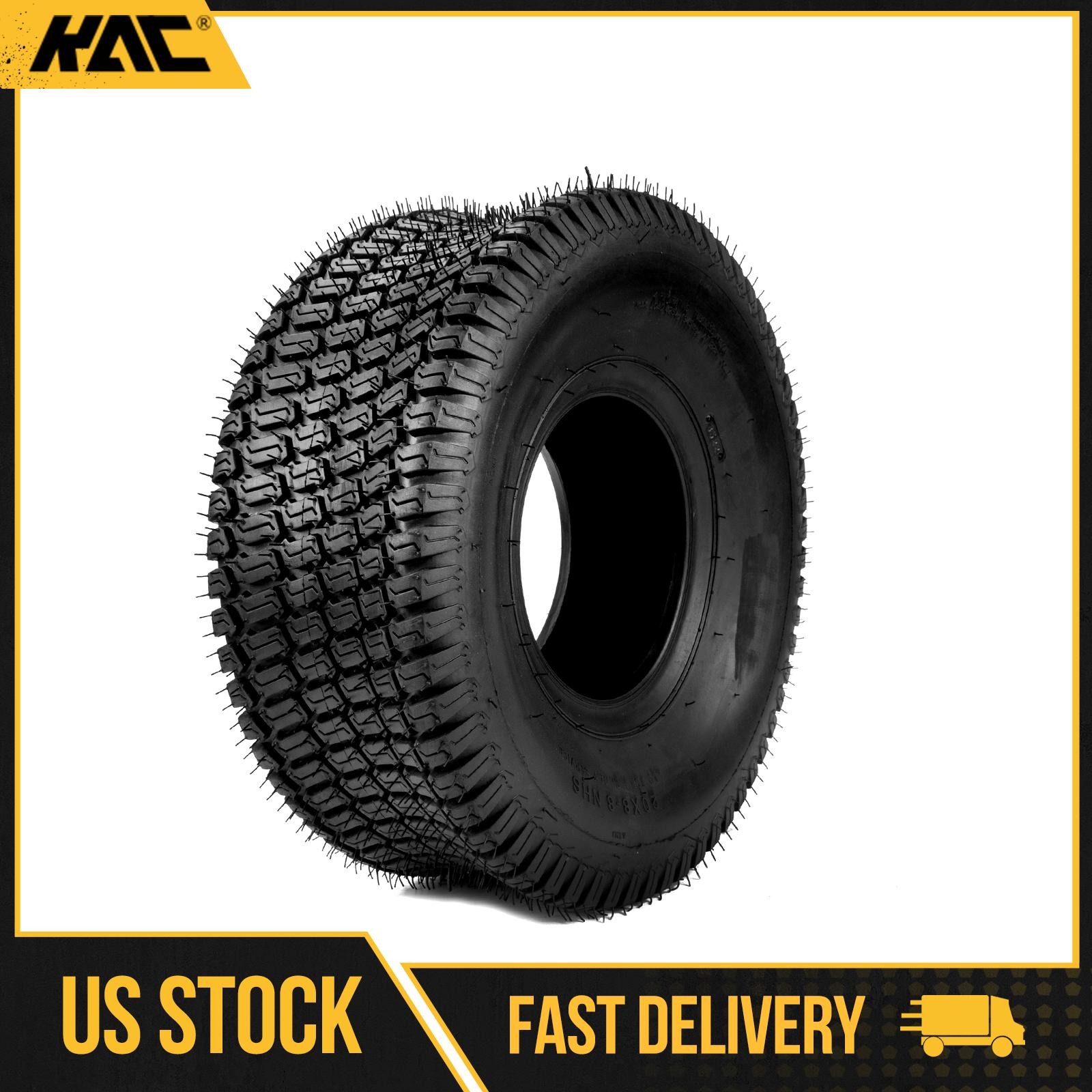 1pc 20×8-8 ATV Tire 4ply Lawn Turf Golf Cart Tire