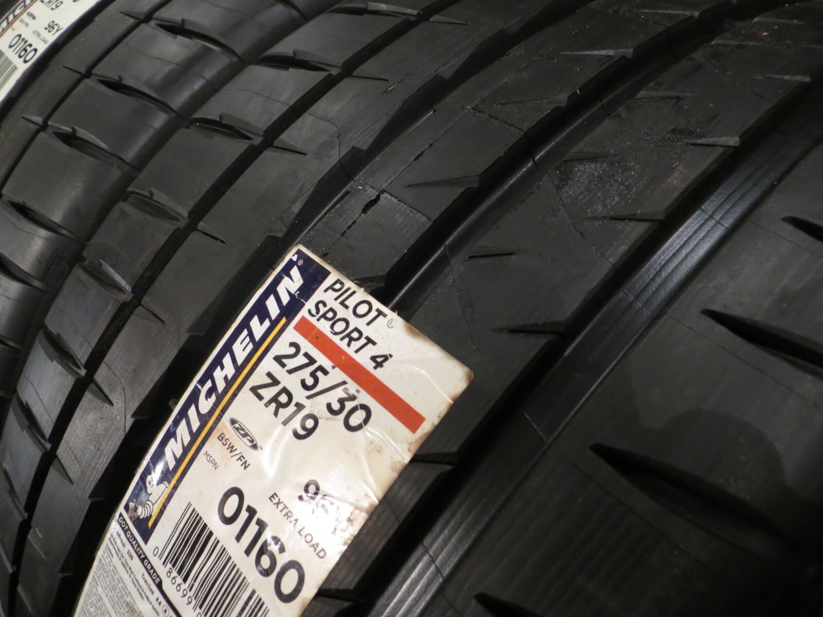 NEW 2 TWO MICHELIN PILOT SPORT 4 ZP 275/30ZR19 96Y XL FRANCE 275 30 19 2851