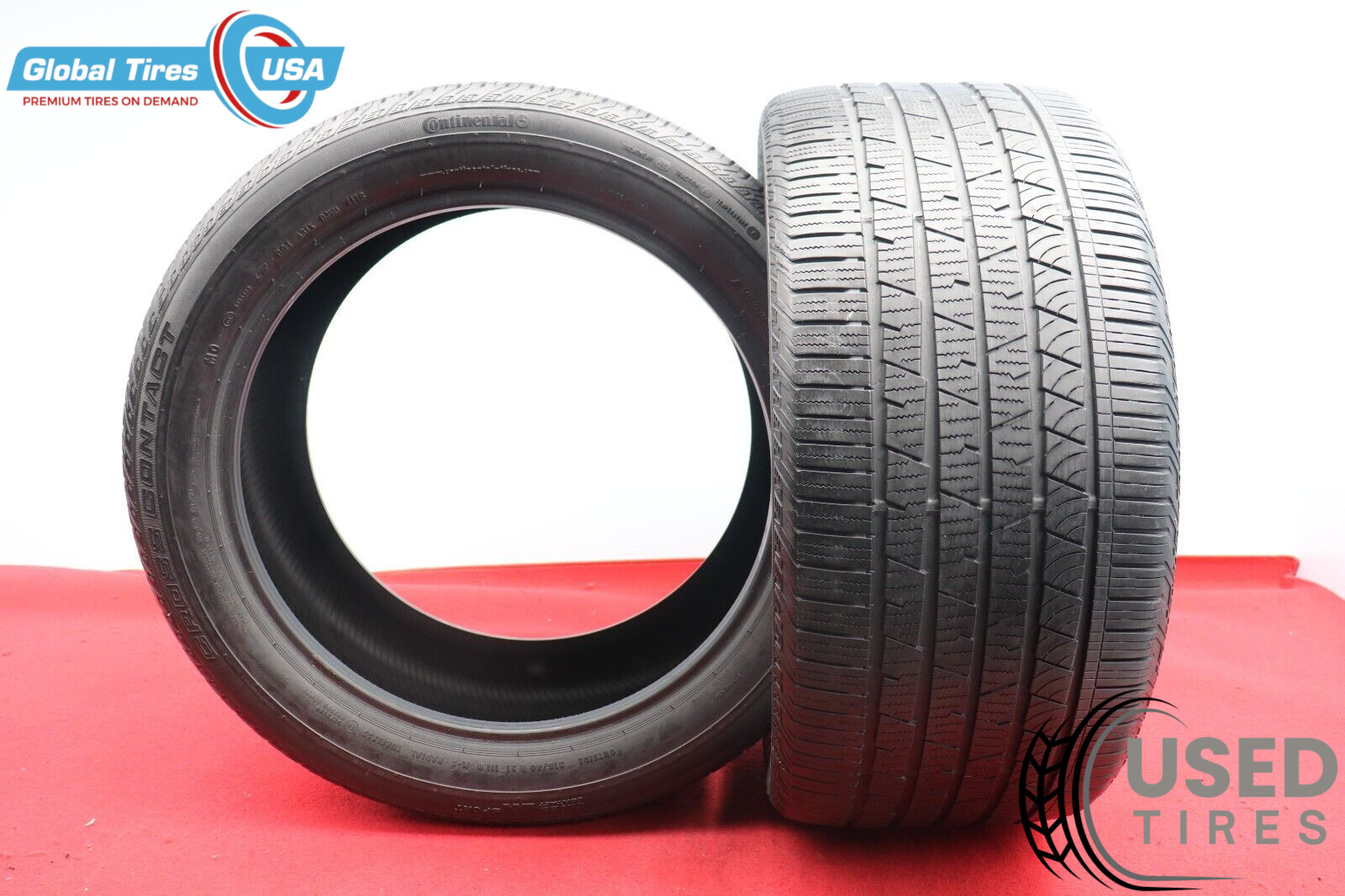 2 Used Continental CrossContact LX Sport MO 315/40R21 315/40/21 3154021 111H