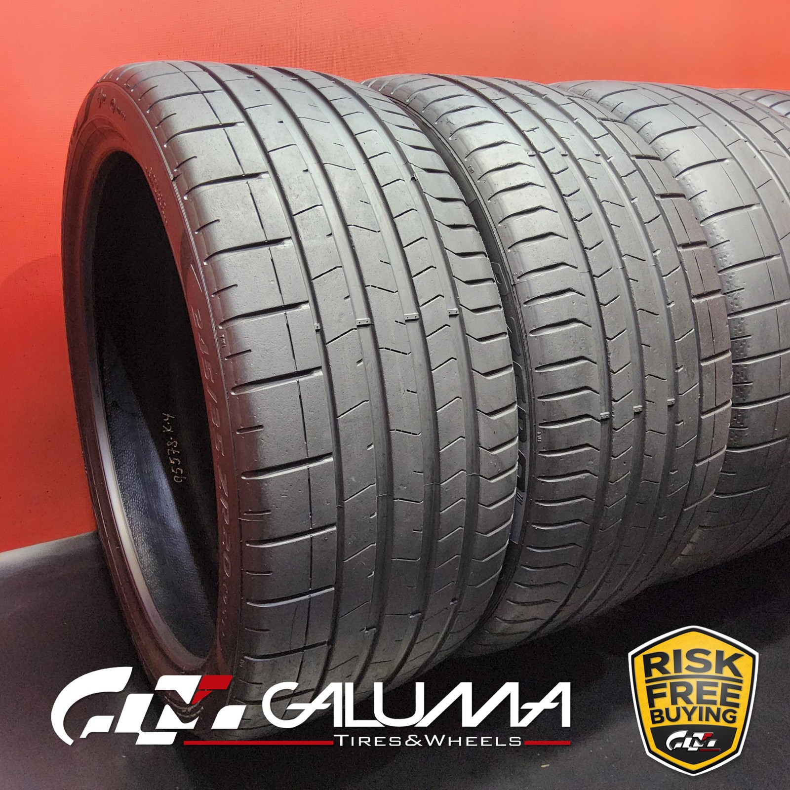 Set of 4 Tires Pirelli P-Zero (PZ4) (F02) XL 245/35ZR20 & 305/30ZR20 #95578