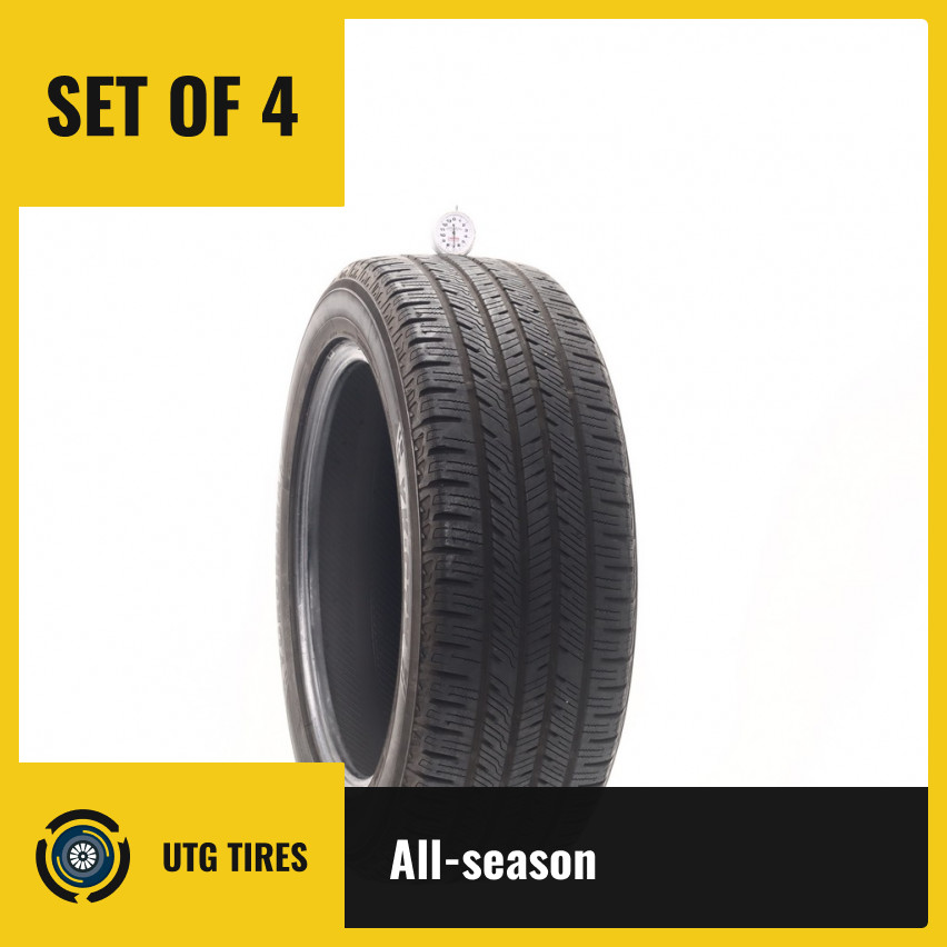 Set of (4) Used 225/55R18 Yokohama YK-CTX 98H – 6.5-7/32