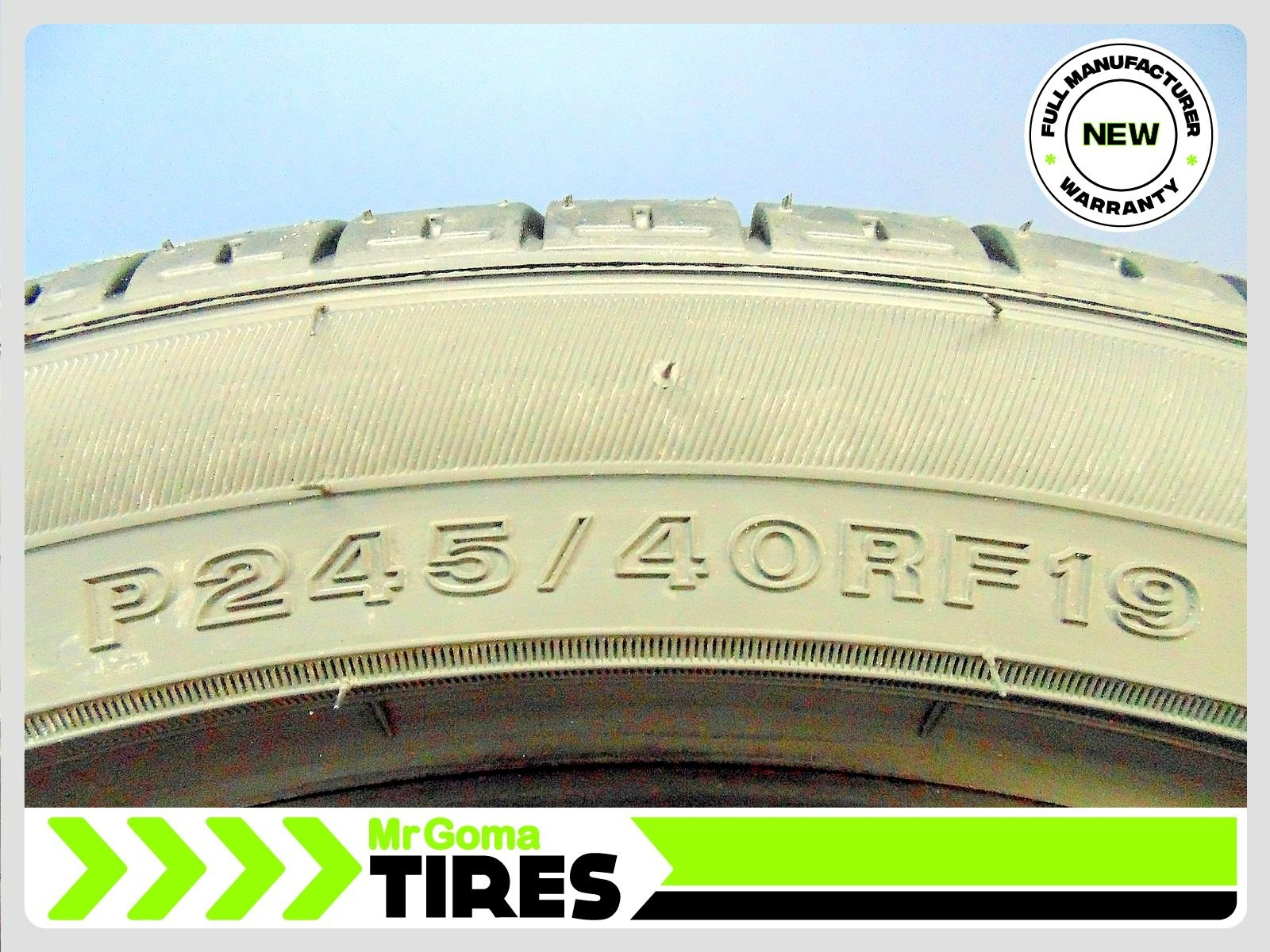1 BRAND NEW 245/40RF19 DUNLOP SP SPORT 5000 DSST CTT RFT Run flat 2454019