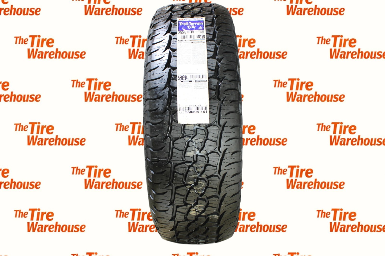 BFGoodrich Trail Terrain TA 255/70R18 Tire Repaired 13/32nd
