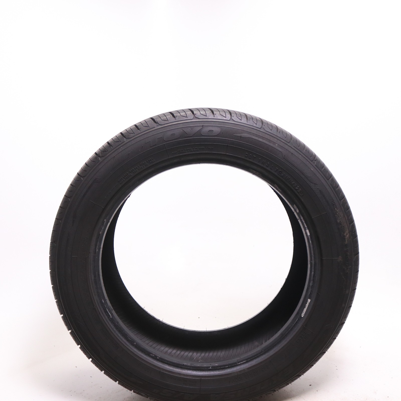 Set of 2 Used 245/50R18 Toyo Extensa A/S II – 100V – 10/32 No Repairs