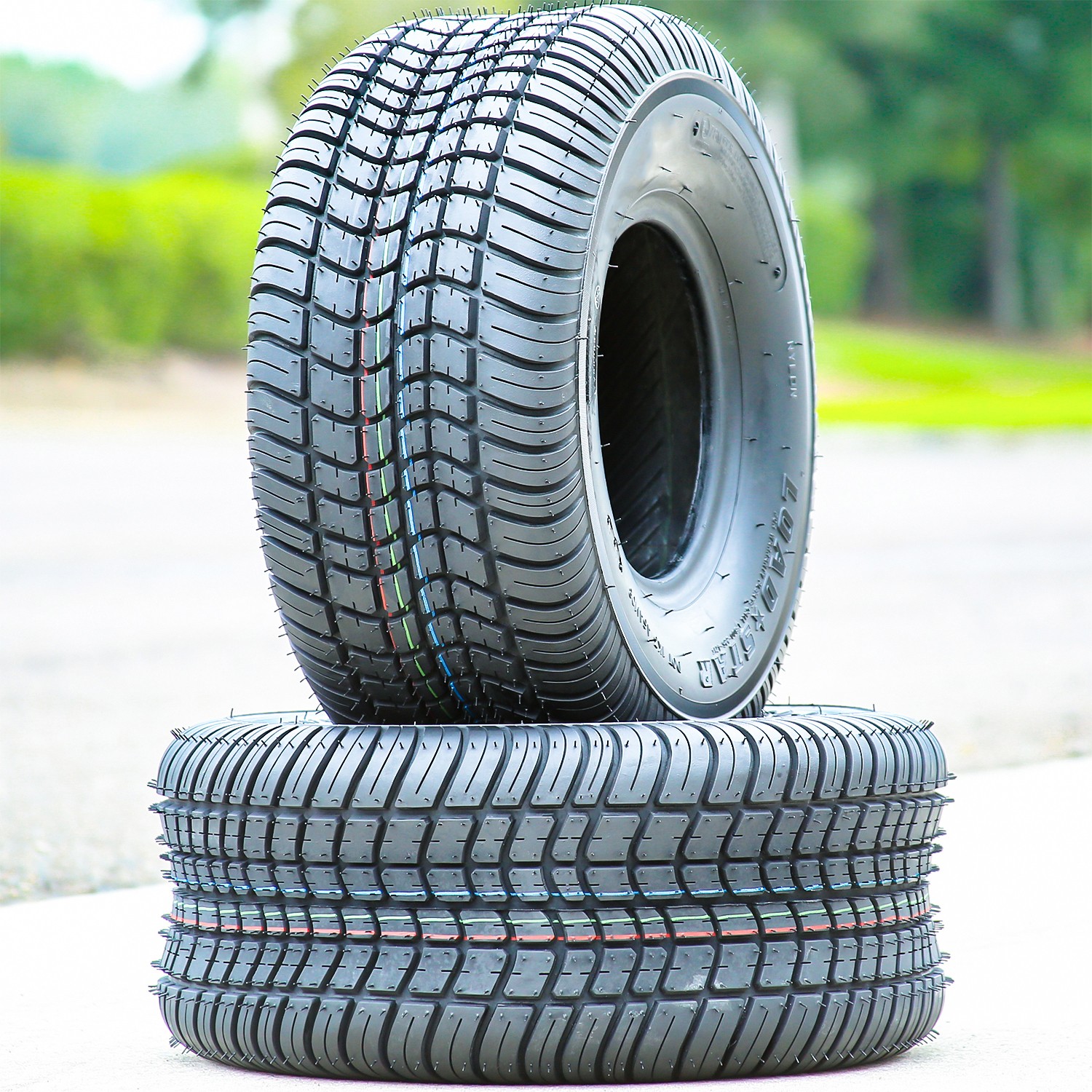 2 Tires ST 205/35R12 Load B 4 Ply Loadstar K399 Nylon Belted Trailer