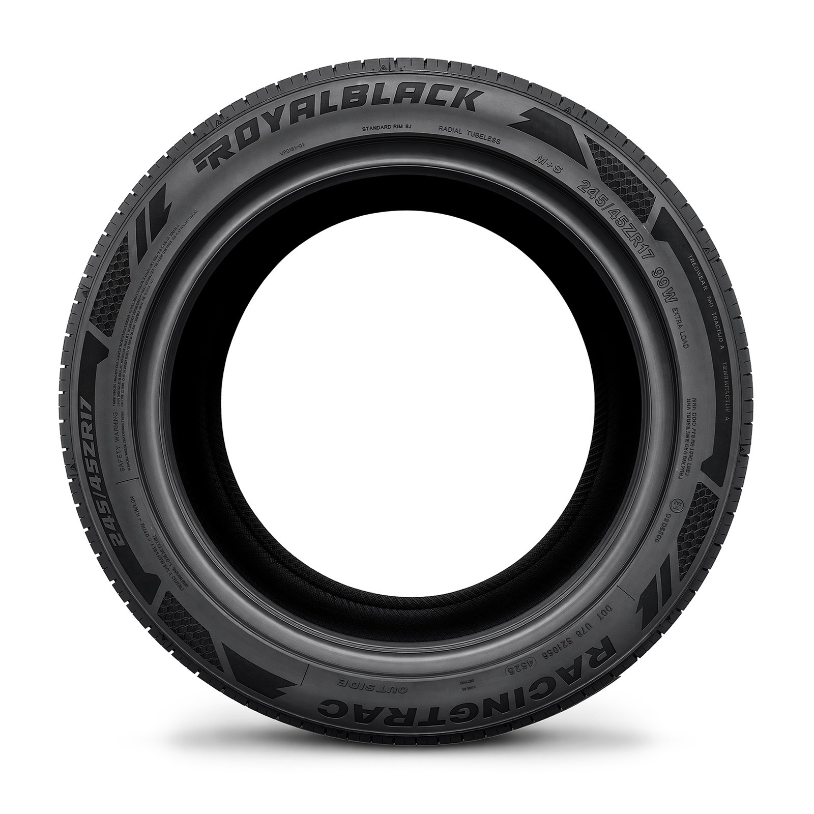 4 Tires 245/45 ZR17 245/45 R17 99W XL AS A/S All Season Performance Tires US