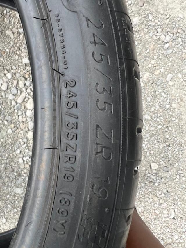 ONE NEW 245/35R19 Michelin Pilot Sport A/S 4ZP 8/32 89 Y NEW TIRE