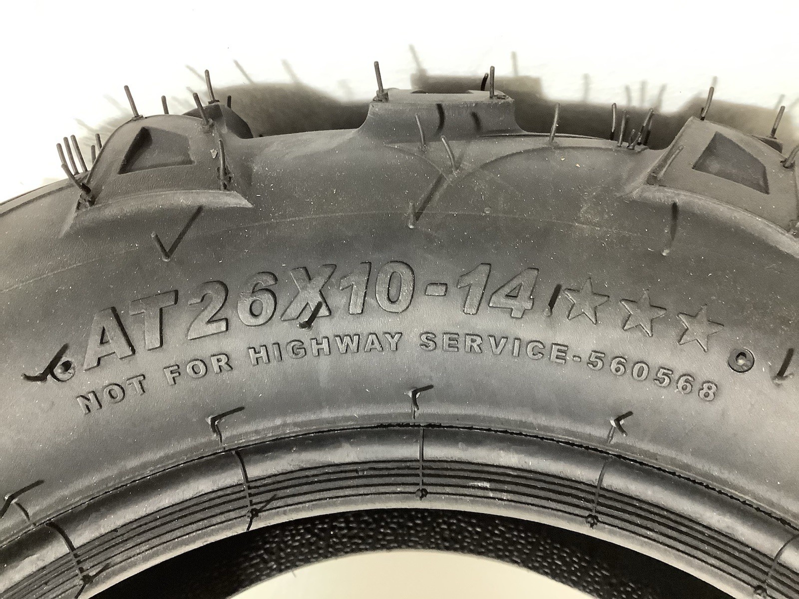 Carlisle Tire AT489 II 26×10-14 Carlstar 51F 3-Star ATV 26×10.00-14 All Terrain