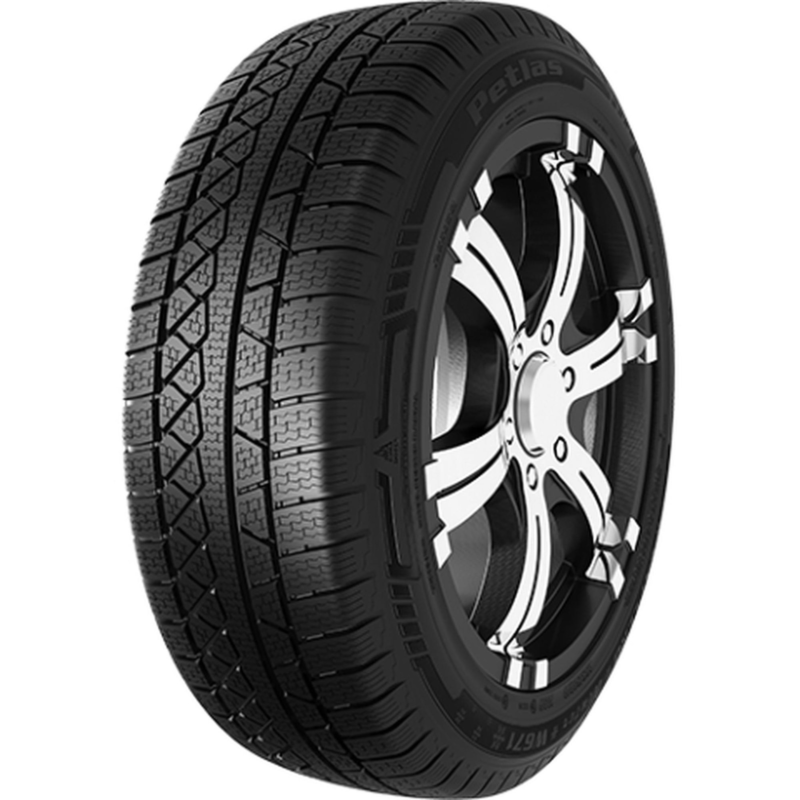 1 New Petlas Explero Winter W671 – 225/55r19 Tires 2255519 225 55 19