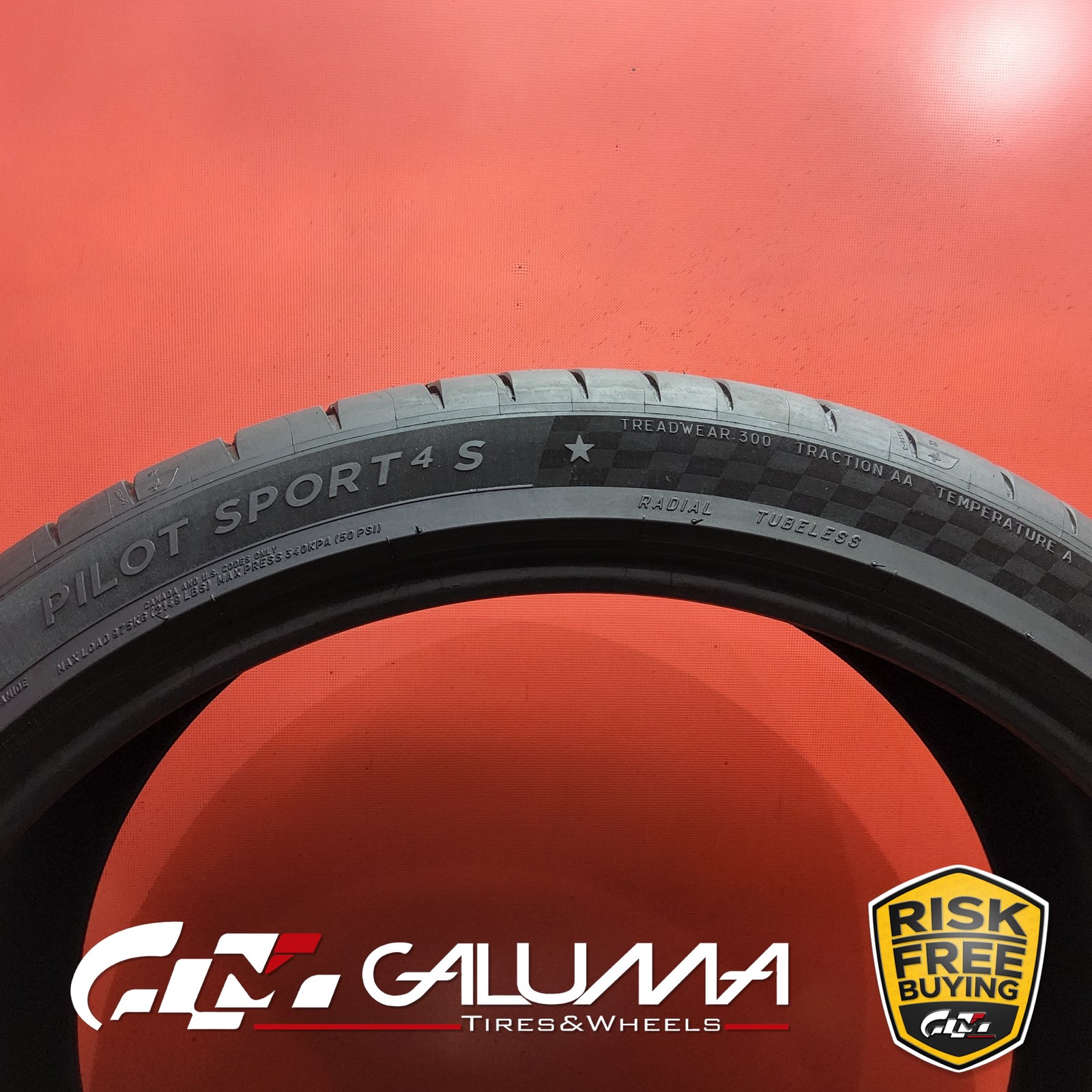 Set of 2 Tires Michelin Pilot Sport 4S ★ XL 315/30ZR22 315/30/22 107Y #95716