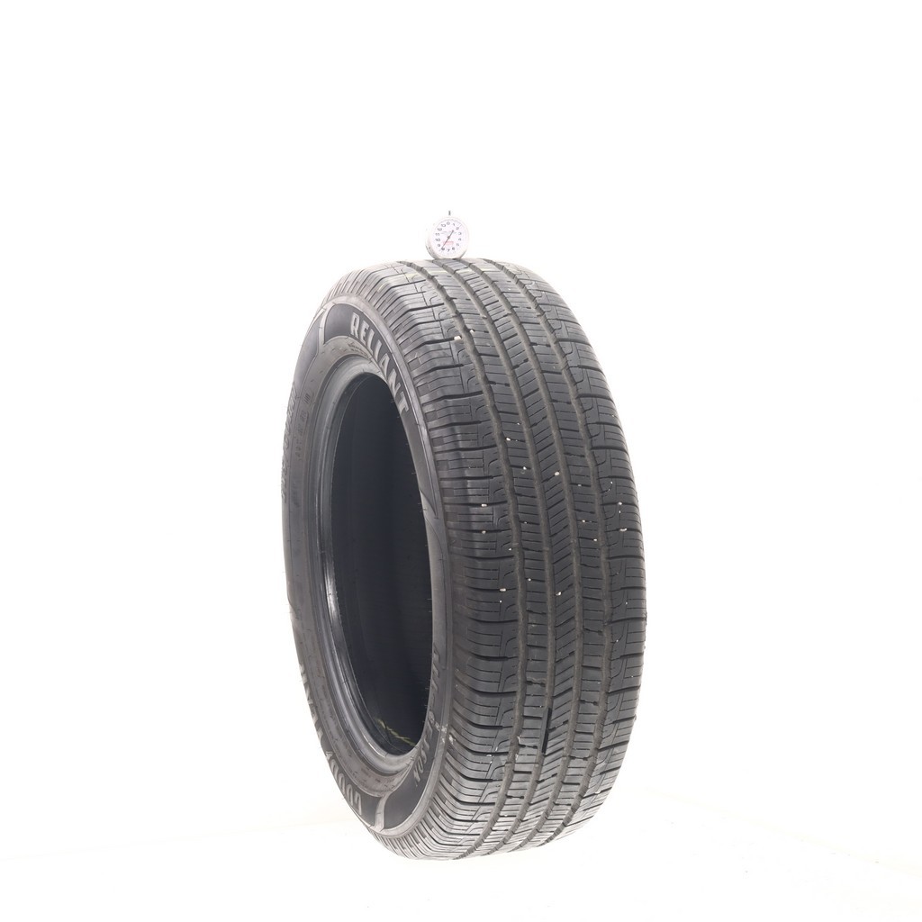 Set of (4) Used 215/60R17 Goodyear Reliant All-season 96V – 7-8/32