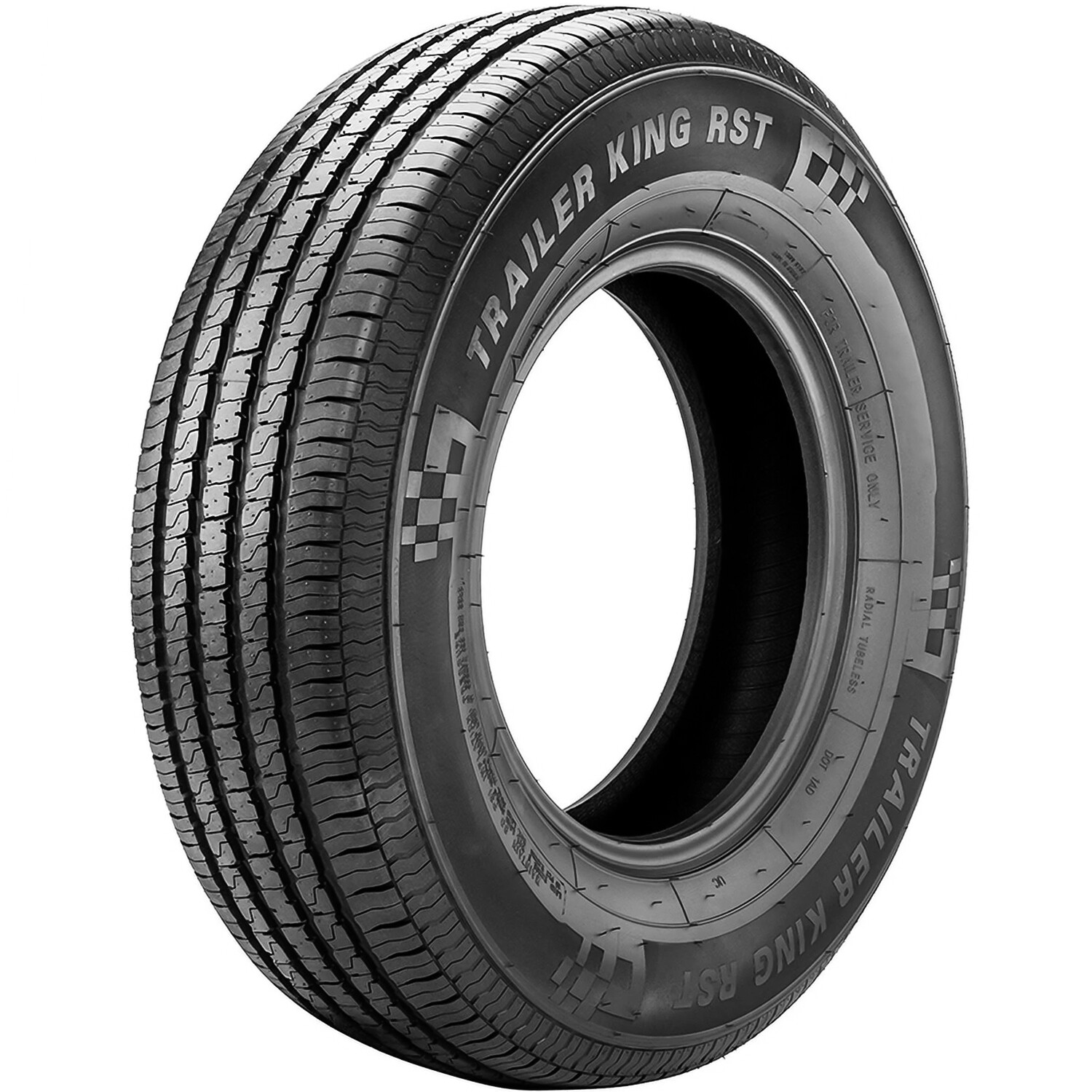 Tire Trailer King RST Steel Belted ST 185/80R13 Load D 8 Ply Trailer