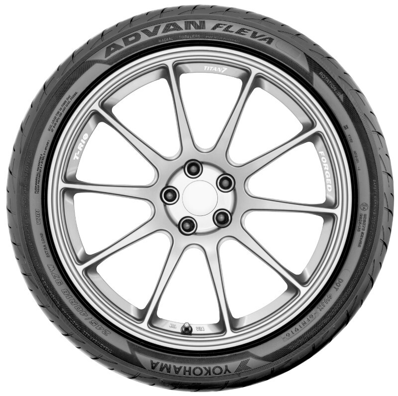 4 New Yokohama Advan Fleva V701 – 235/40r17 Tires 2354017 235 40 17