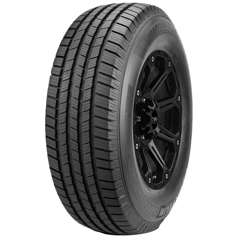 (QTY 4) 245/75R16 Michelin Defender LTX M/S 111T SL Black Wall Tires