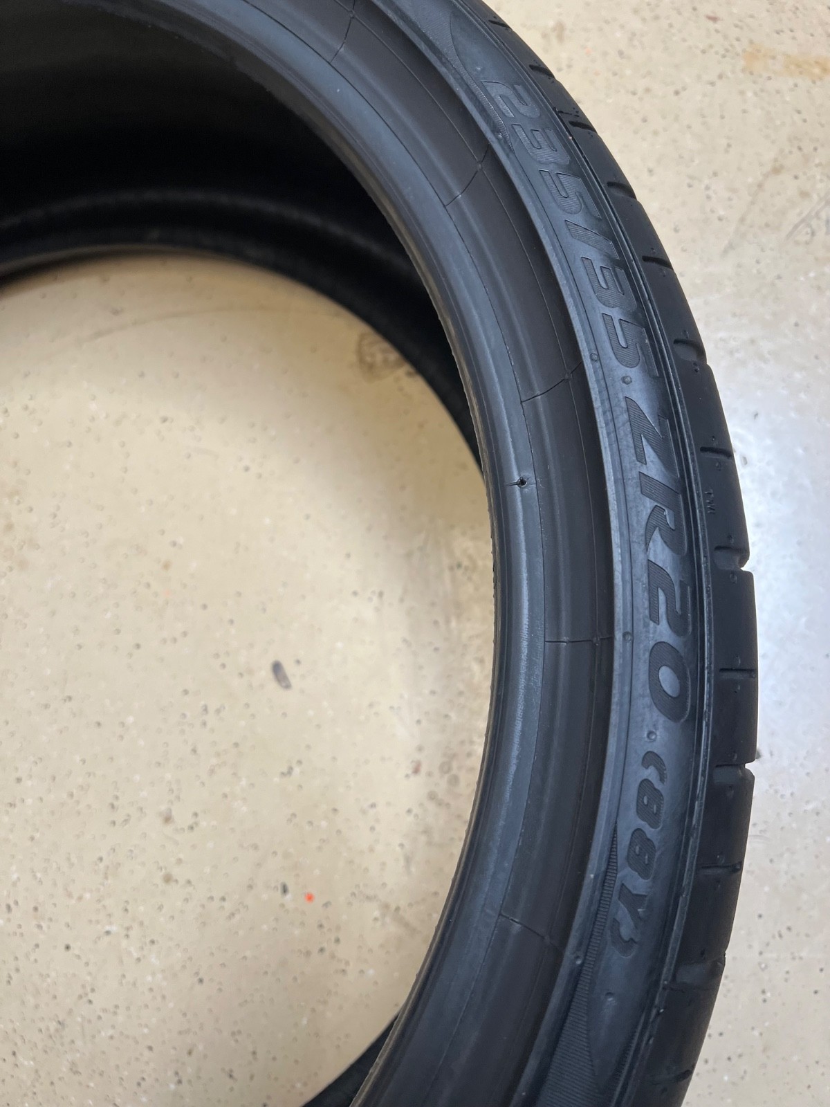 1 – TAKEOFF 235/35ZR20 (88Y) Pirelli P Zero PZ4 (N1) Porsche – 3002 NO REPAIRS