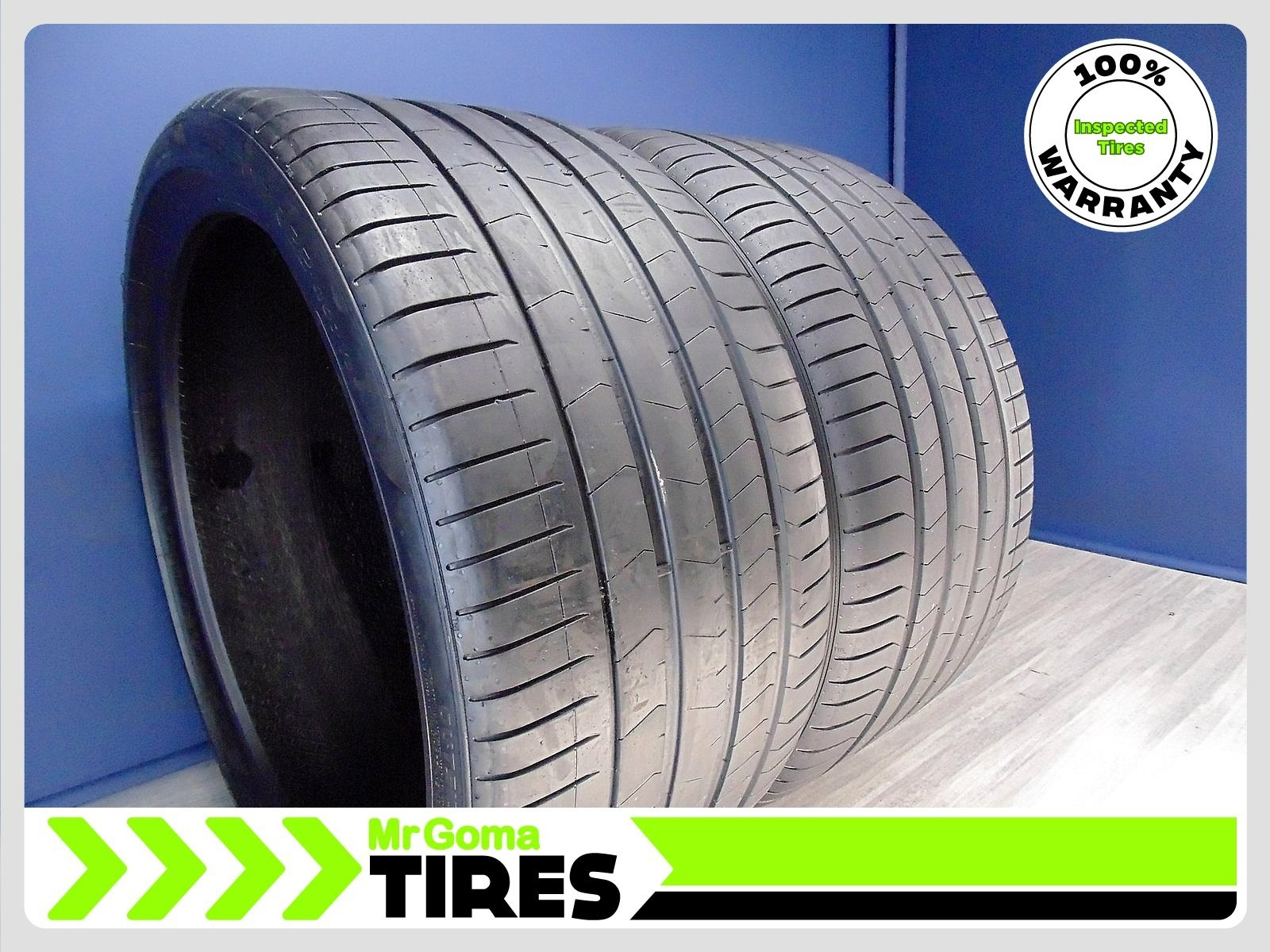2 PIRELLI P ZERO TM PZ4 B XL 315/30R22 USED TIRES 7.6/32 TREAD 107Y 3153022