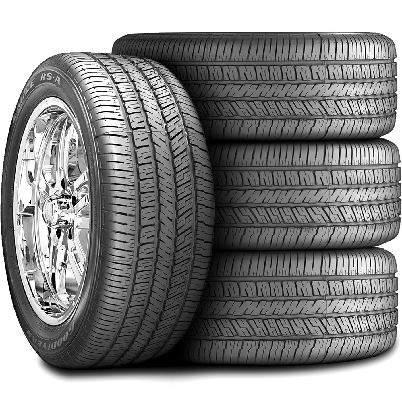 4 Tires Goodyear Eagle RS-A 255/45R20 101V (SBL) (OE) A/S All Season