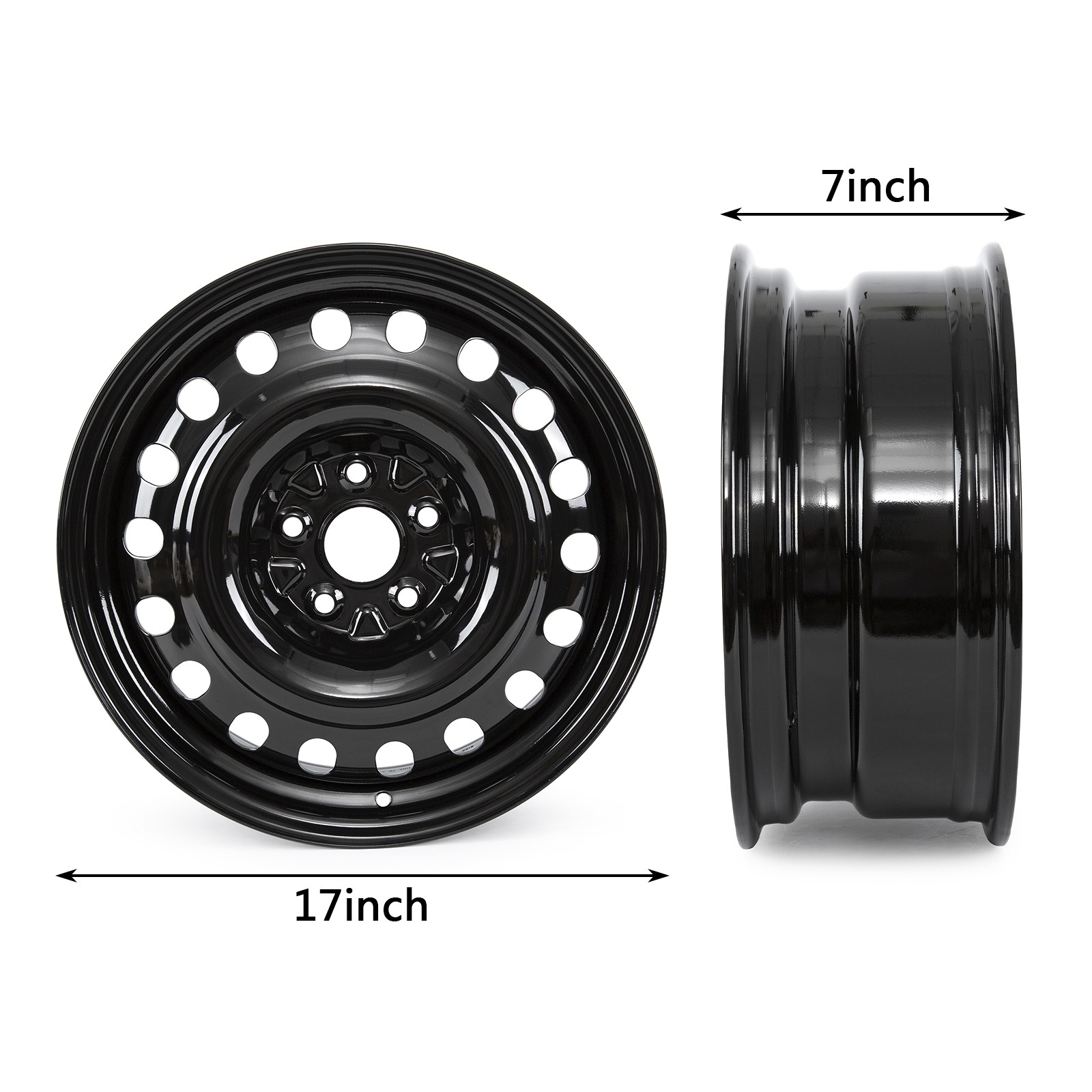New 17inch Wheel Rim for Toyota Rav4 2019-2024 & Tire 215/55 ZR17 98W A/S AS