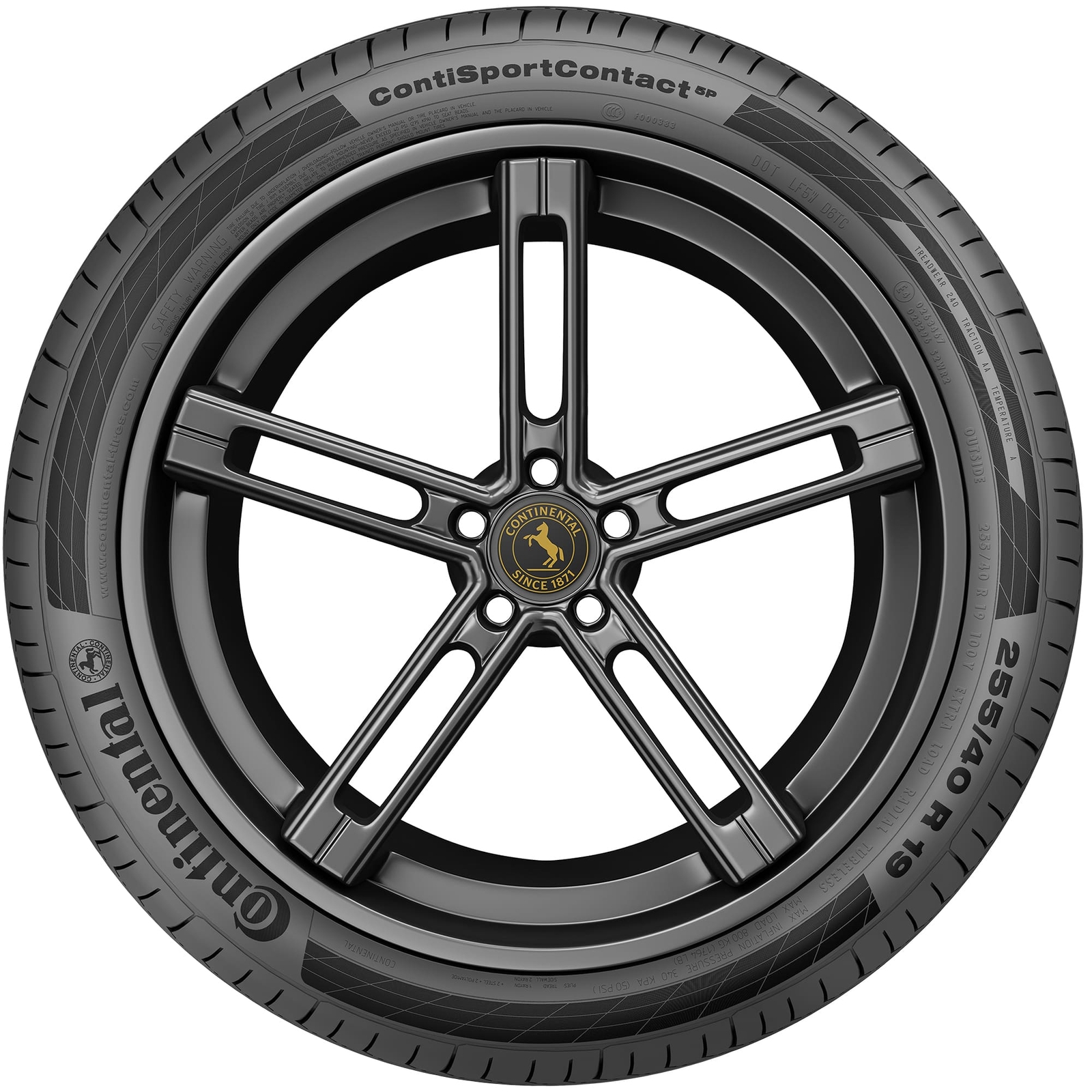 2 New Continental Contisportcontact 5p – 235/40zr20 Tires 2354020 235 40 20