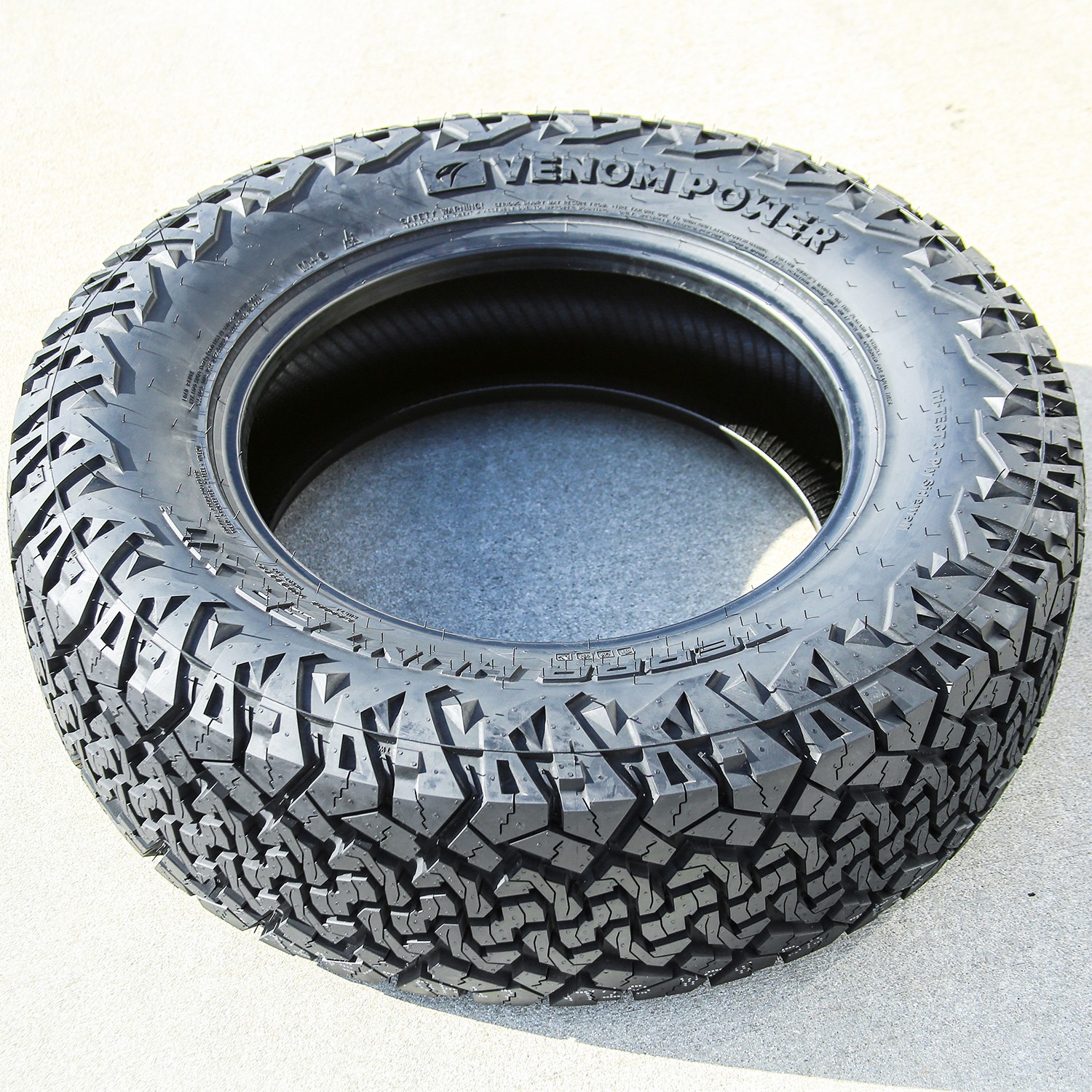 Tire Venom Power Terra Hunter X/T 2 225/75R16 Load F 12 Ply Van Commercial
