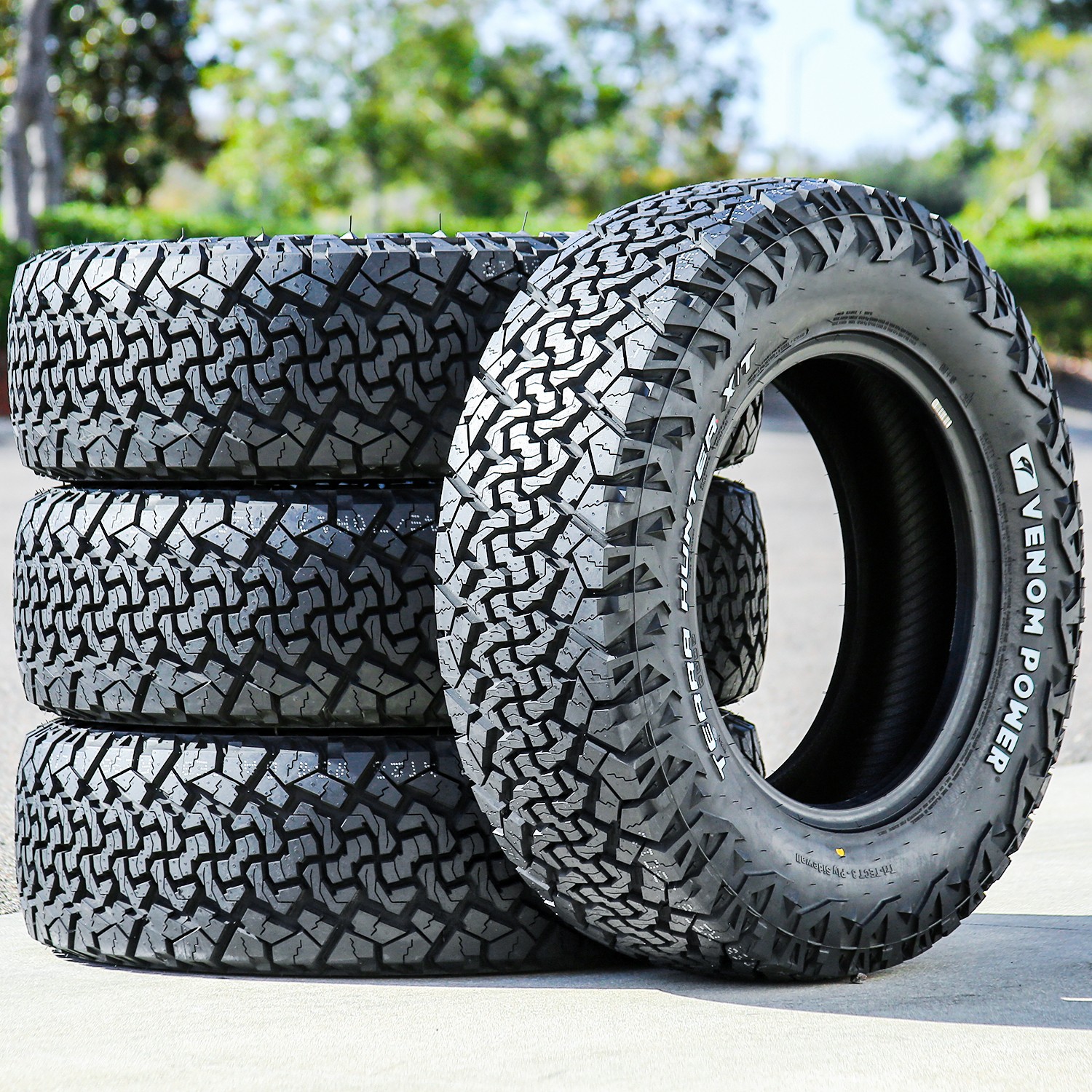 4 Tires Venom Power Terra Hunter X/T 2 LT 215/85R16 Load E 10 Ply XT