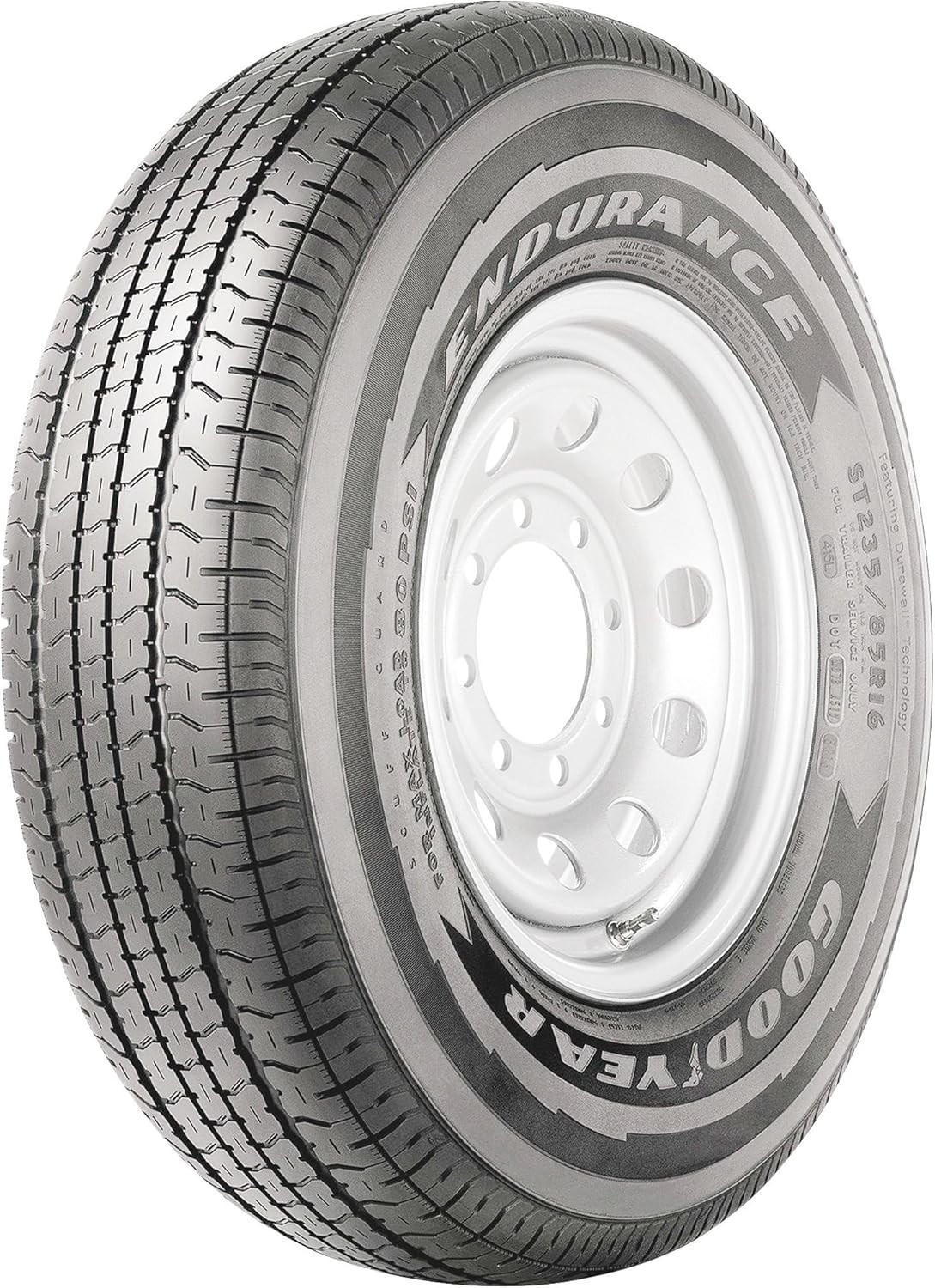 Durable ST205/75R14 Non-Directional Trailer Tire – Scuff Guard Enhancements