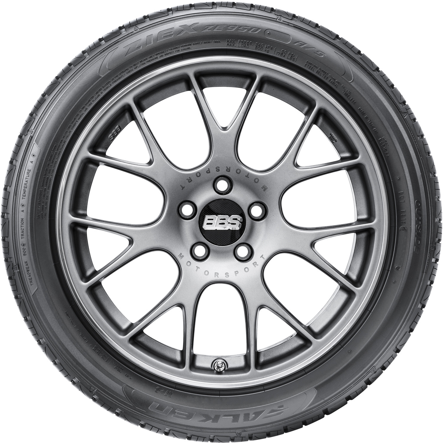 4 Tires Falken Ziex ZE950 A/S 205/50R17 93W XL AS Performance