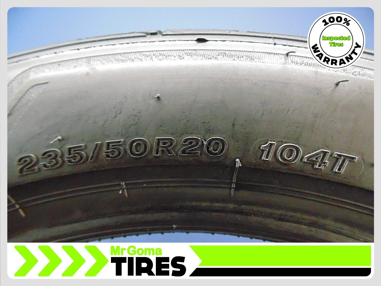 1 Bridgestone Alenza Sport A/S AO XL 235/50R20 104T Tread 7.0/32 2355020
