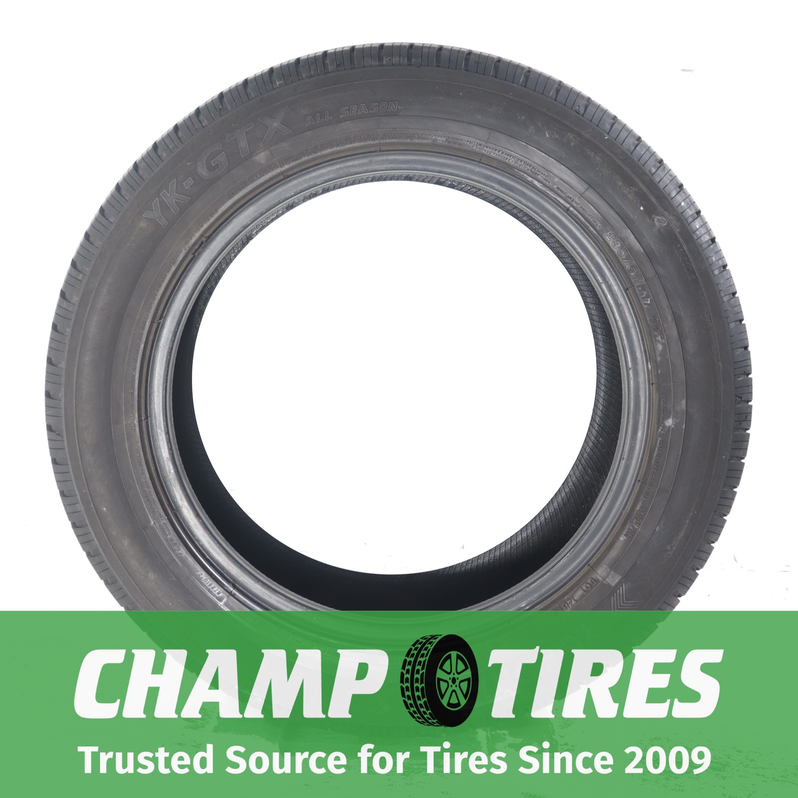 P235/55R17 Yokohama YK-GTX All Season 99 H Used 8/32nds