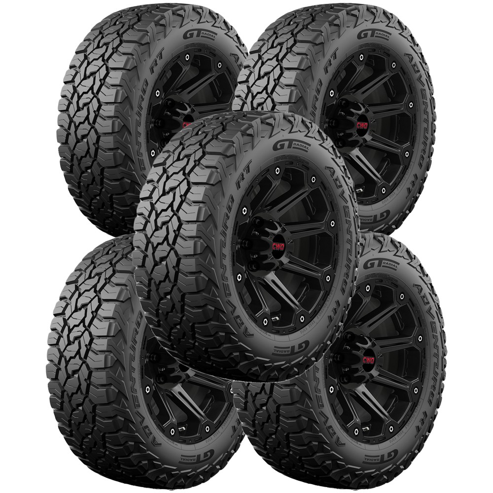 (QTY 5) 275/60R20 GT Radial Adventuro RT 115H SL Black Wall Tires