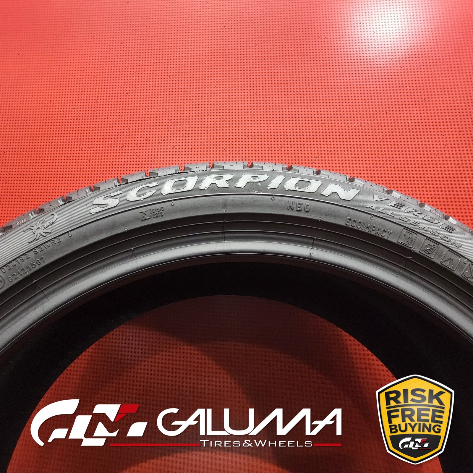 Set of 2 Tires Pirelli Scorpion Verde All season NE0 295/35R21 295/35/21 #95530