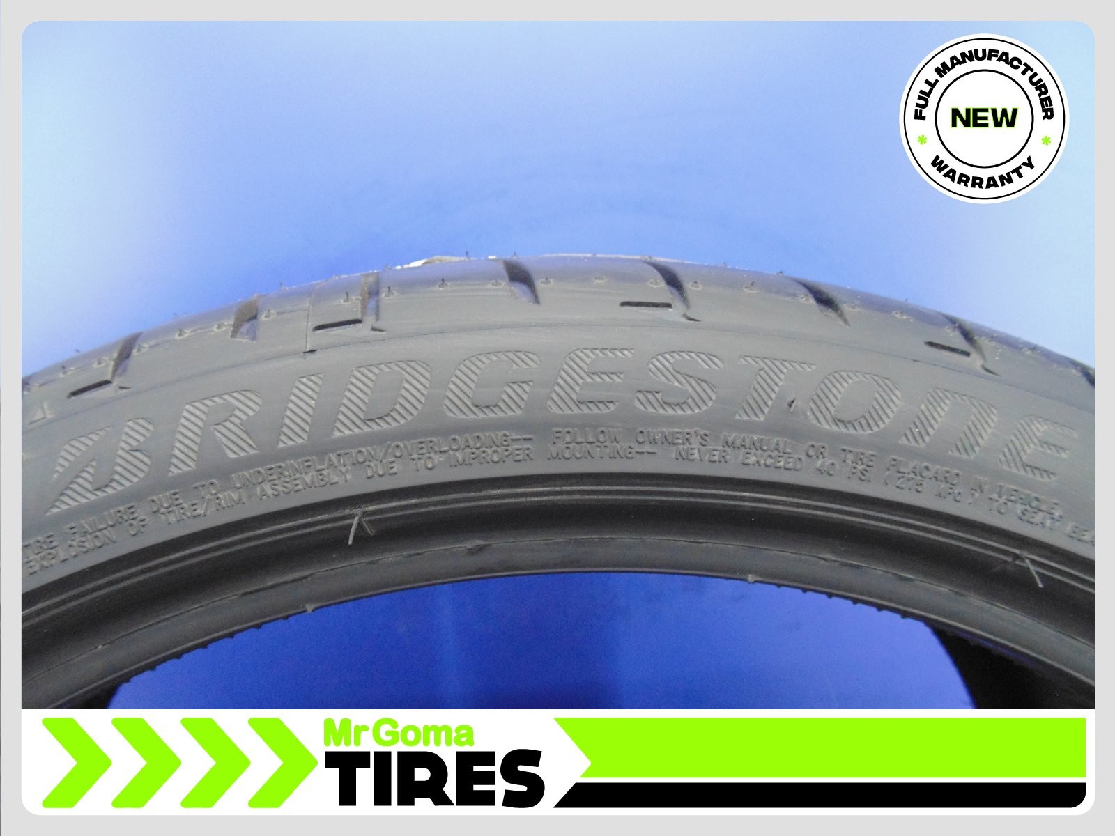 2 BRAND NEW 225/35R19 BRIDGESTONE POTENZA S001 RFT XL 88Y RUN FLAT TIRES 2253519