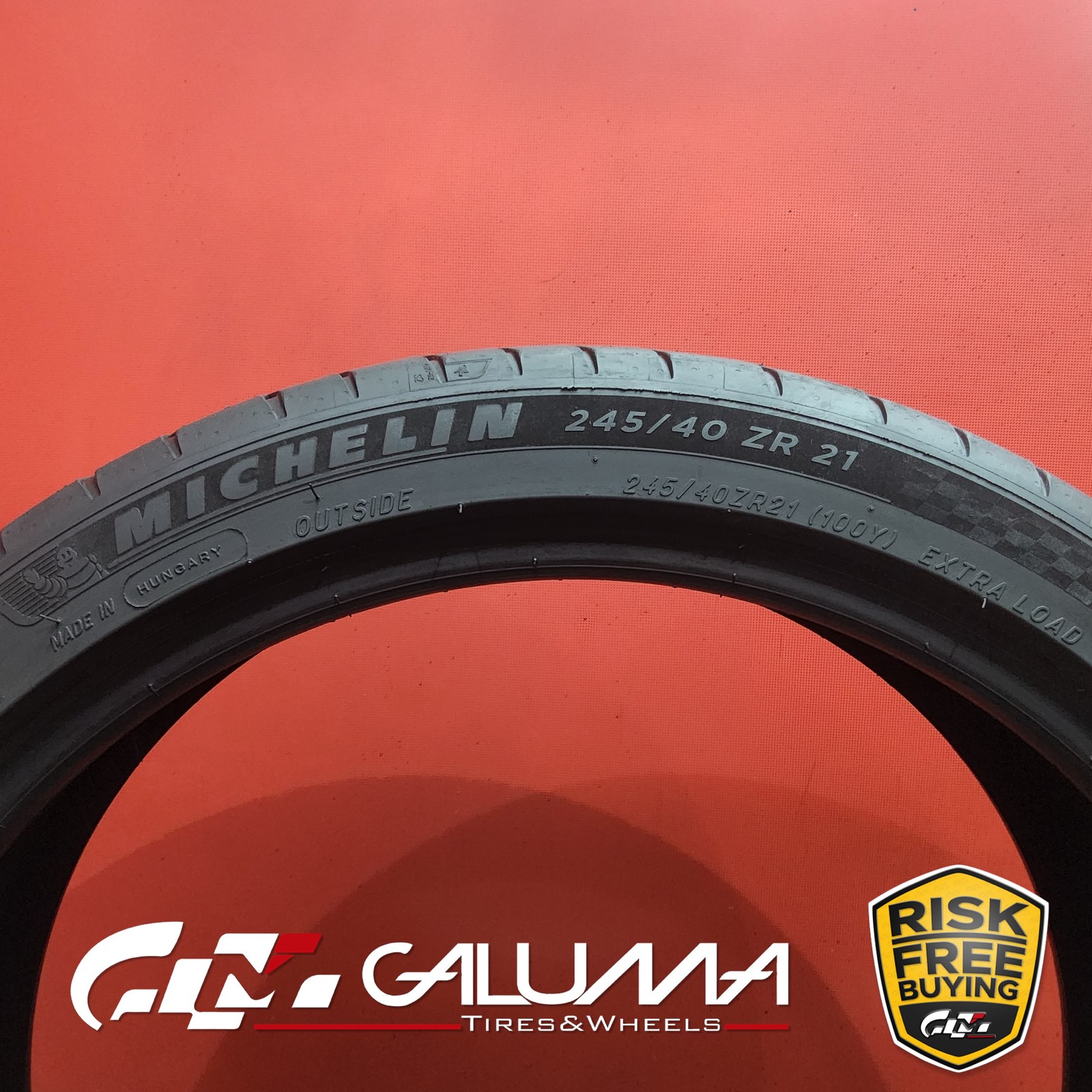 Set of 2 Tires Michelin Pilot Sport 4S XL 245/40ZR21 245/40/21 No Repairs #95687