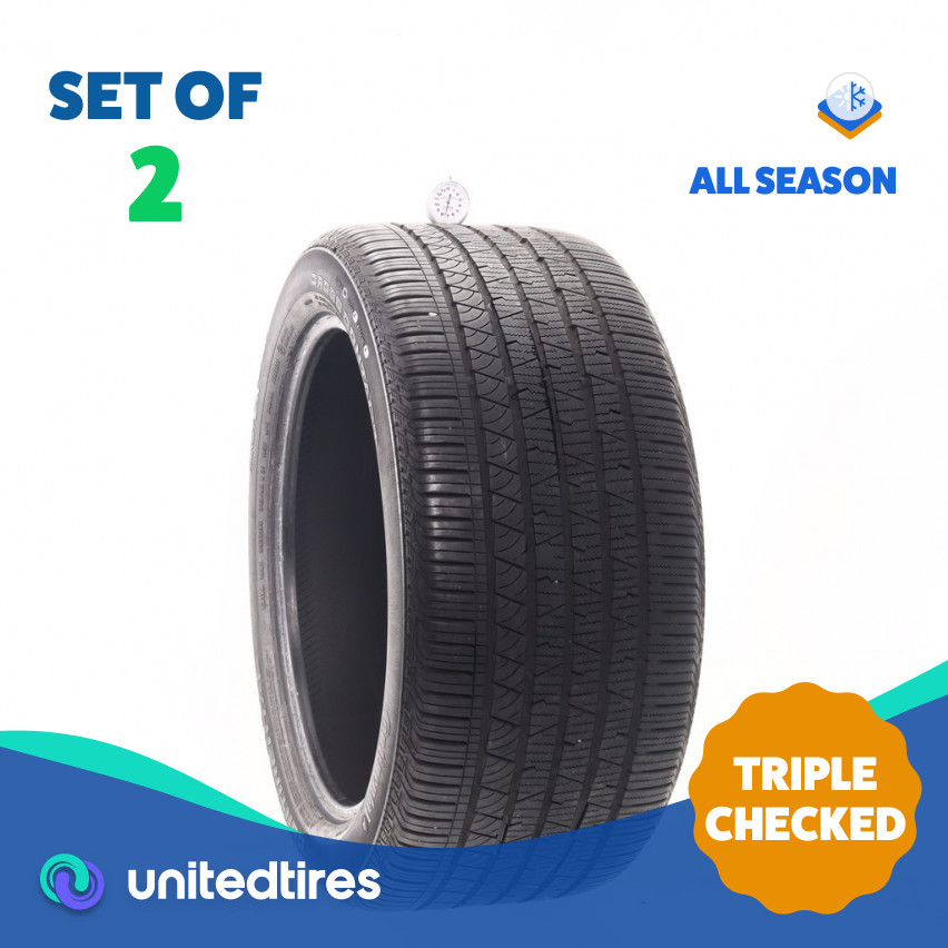 Set of (2) Used 315/40R21 Continental CrossContact LX Sport MO1 115V – 7.5/32