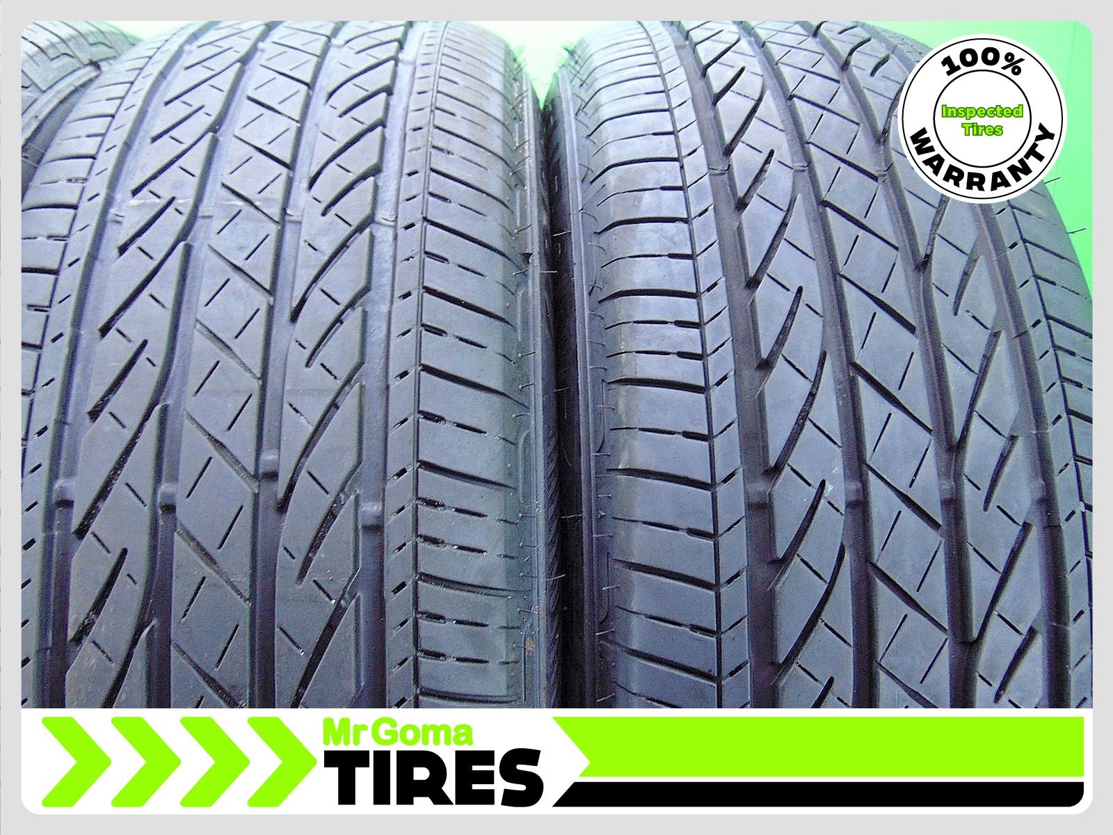 4 235/55R19 USED TIRES BRIDGESTONE TURANZA EL440 8.0/32 TREAD 101H 2355519