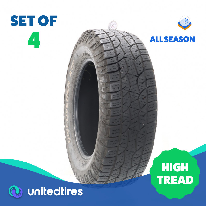 Set of (4) Used LT 275/65R20 Cooper Discoverer ATP II 126/123S – 8-10/32 (1A1CE)