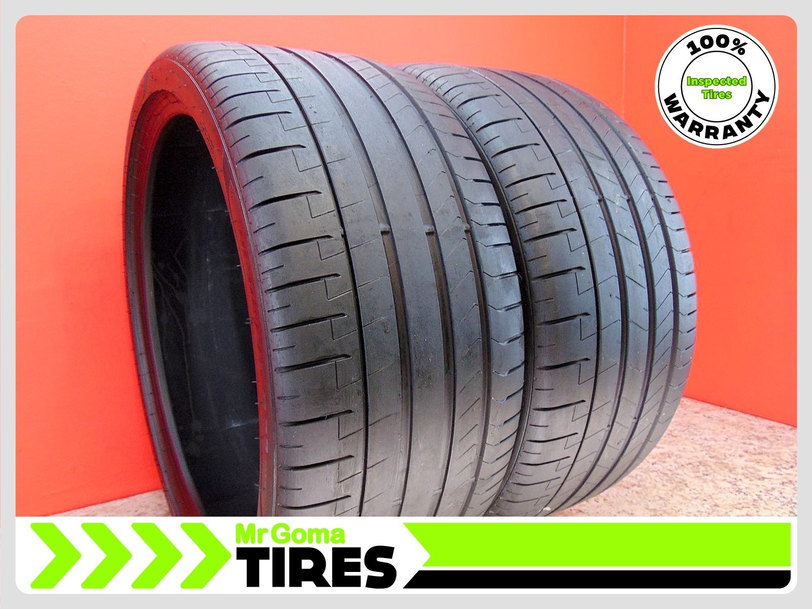1 PIRELLI P ZERO TM PZ4 E XL HL315/30R23 USED TIRES 7.3/32 TREAD 111Y 3153023