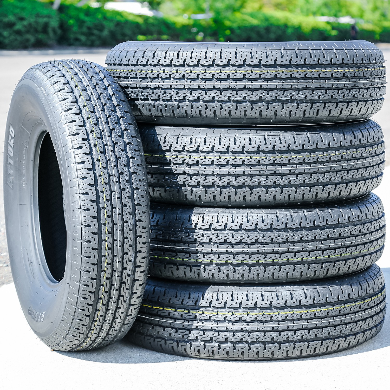 Tire Atturo ST300 ST 215/75R14 Load D 8 Ply Trailer